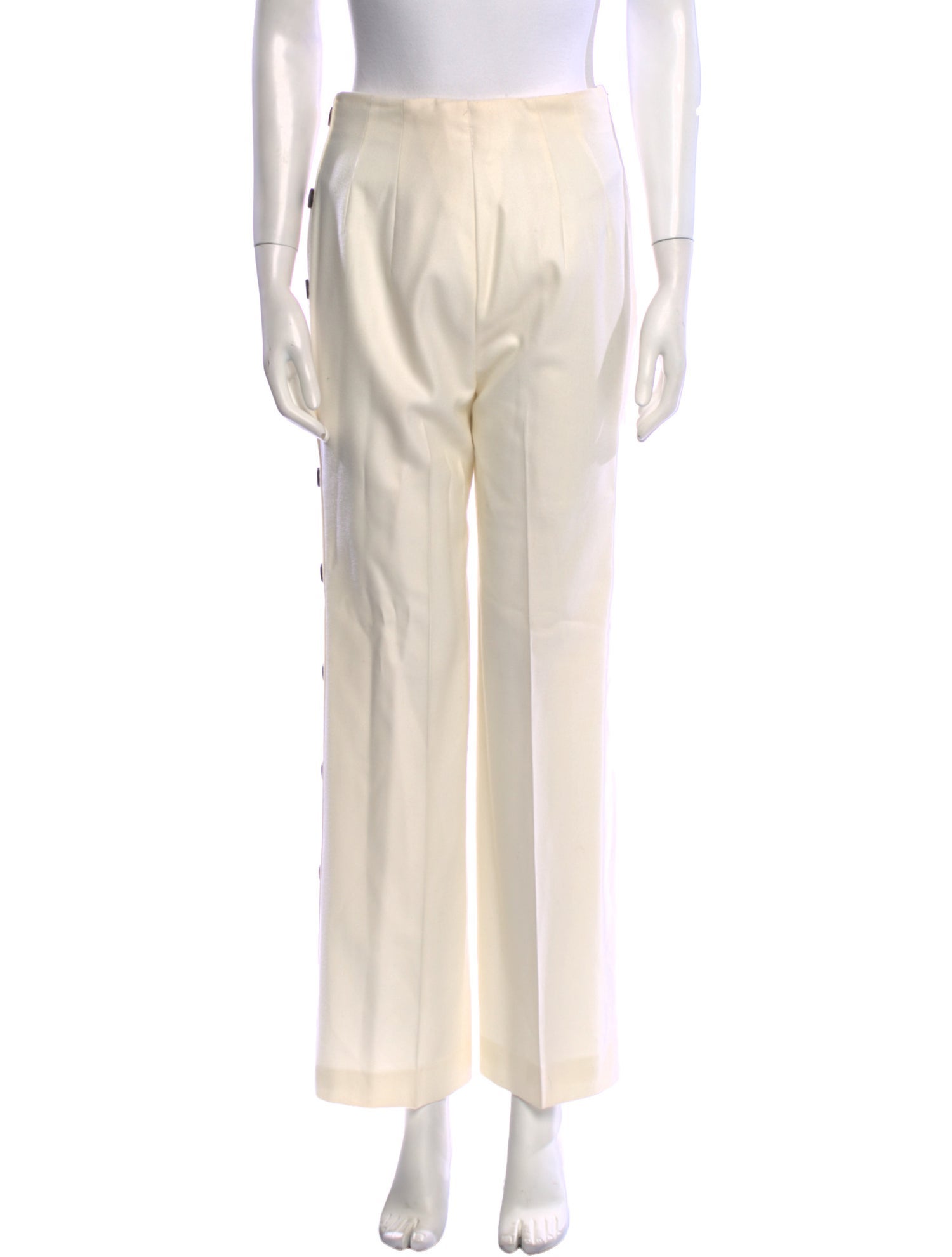 Escada Virgin Wool Wide Leg Pants