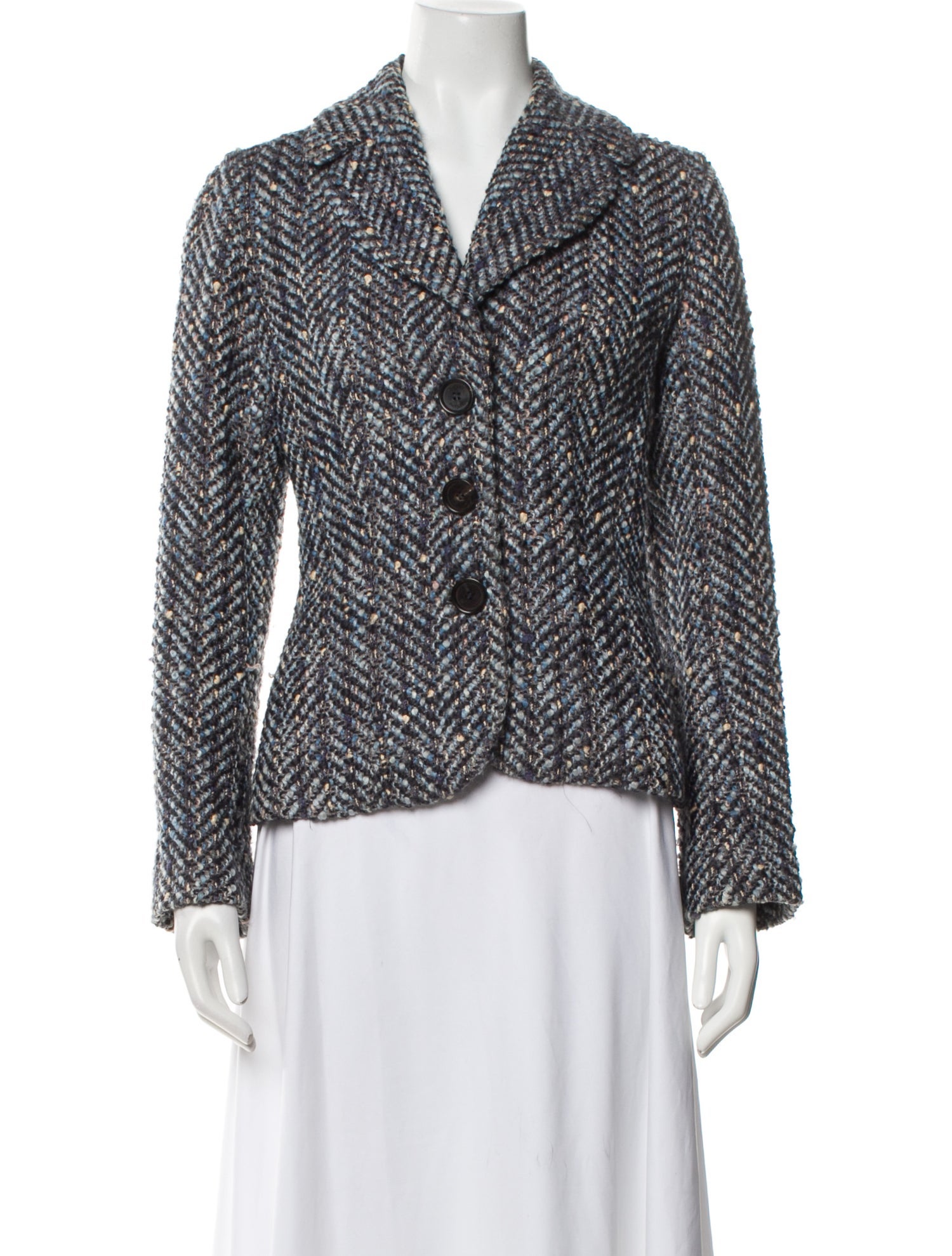Escada Tweed Pattern Blazer
