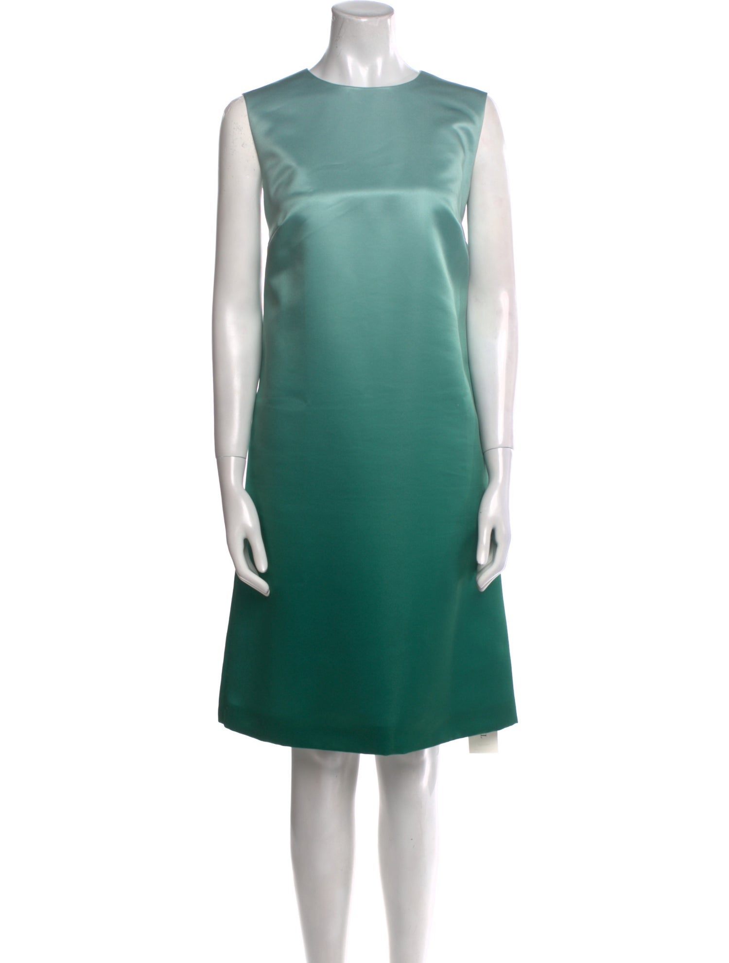 Escada Bateau Neckline Knee-Length Dress