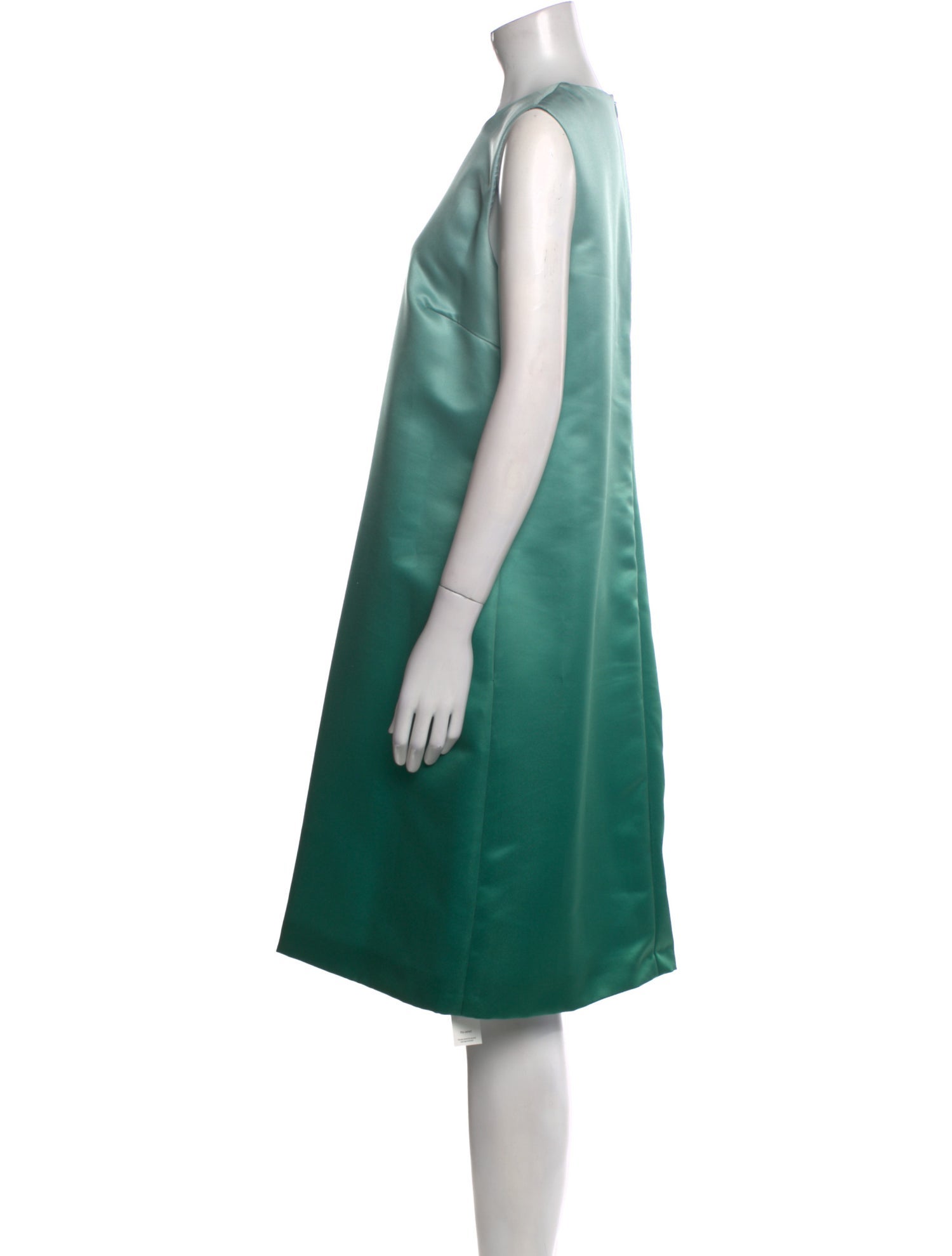 Escada Bateau Neckline Knee-Length Dress