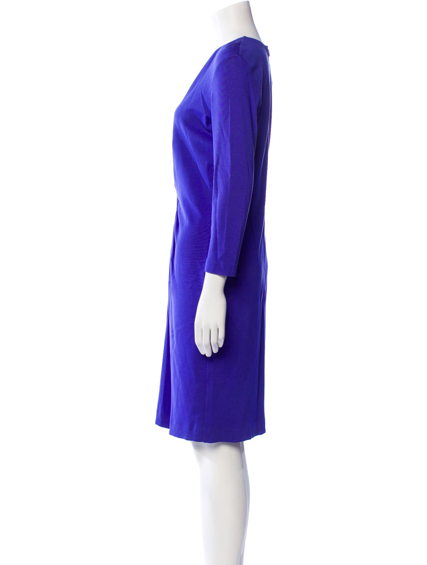 Escada V-Neck Knee-Length Dress