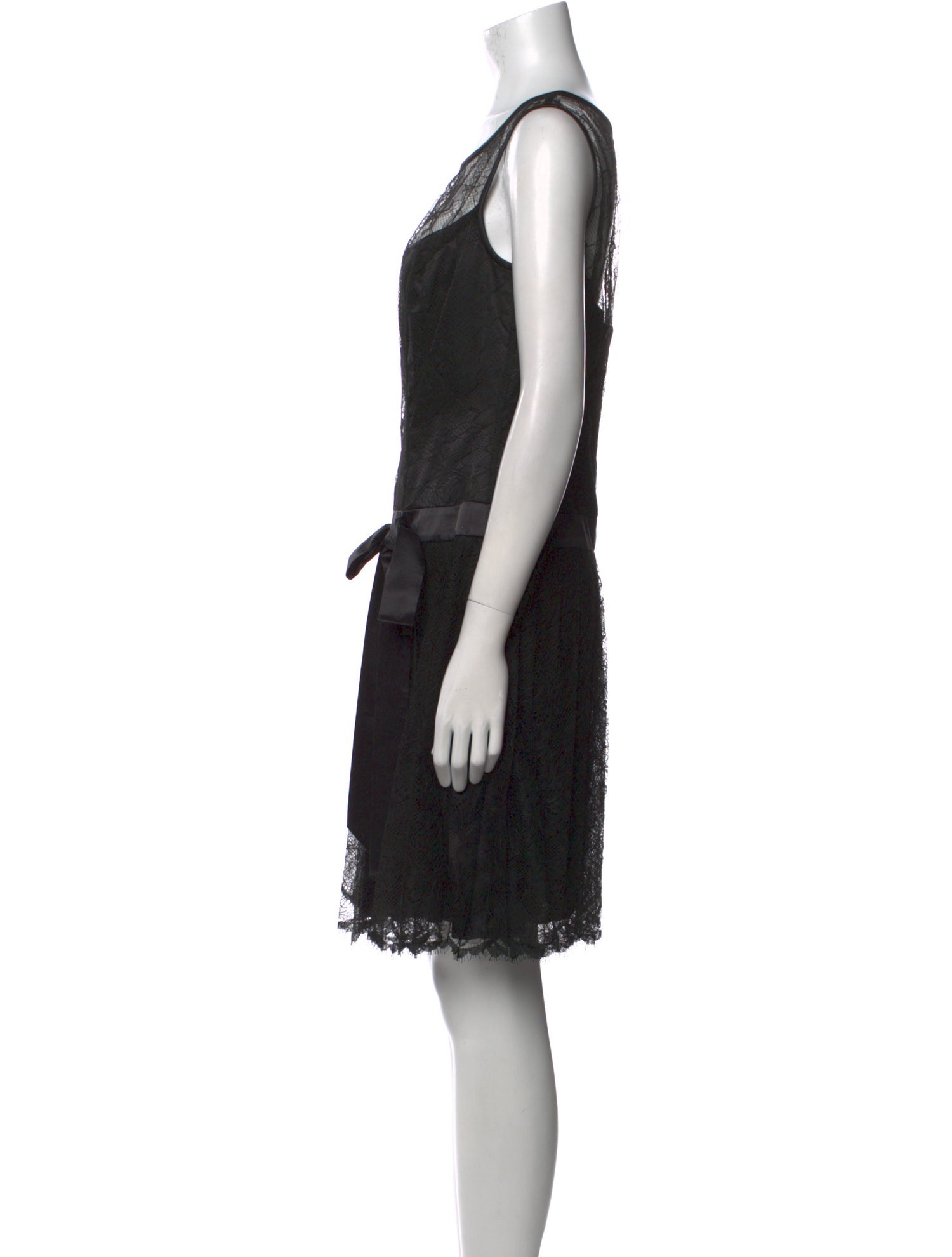 Escada Lace Pattern Mini Dress