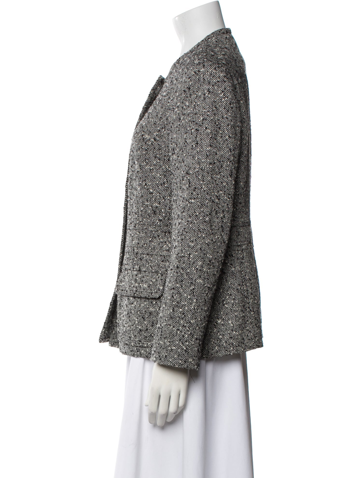 Escada Virgin Wool Printed Jacket