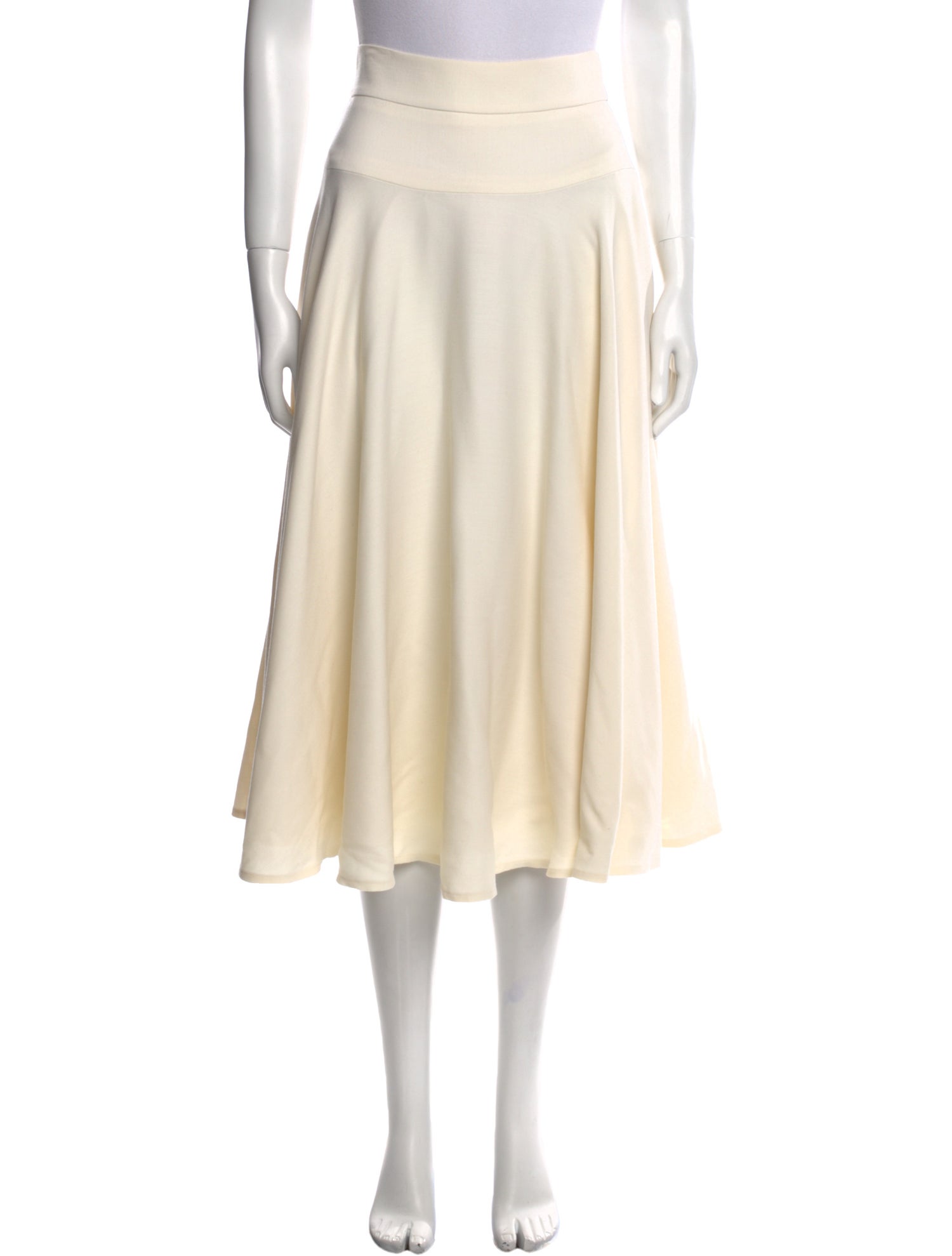 Escada Virgin Wool Midi Length Skirt