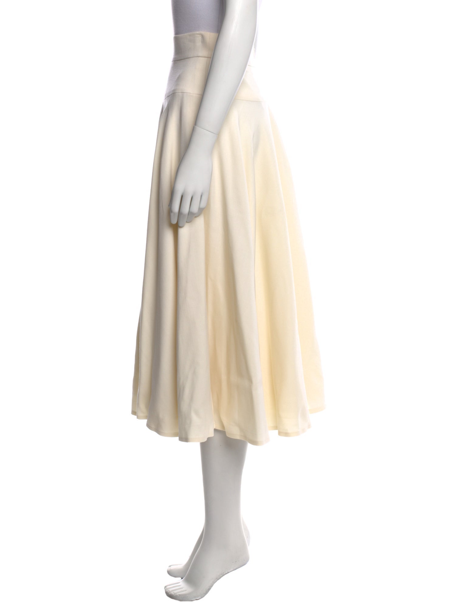 Escada Virgin Wool Midi Length Skirt