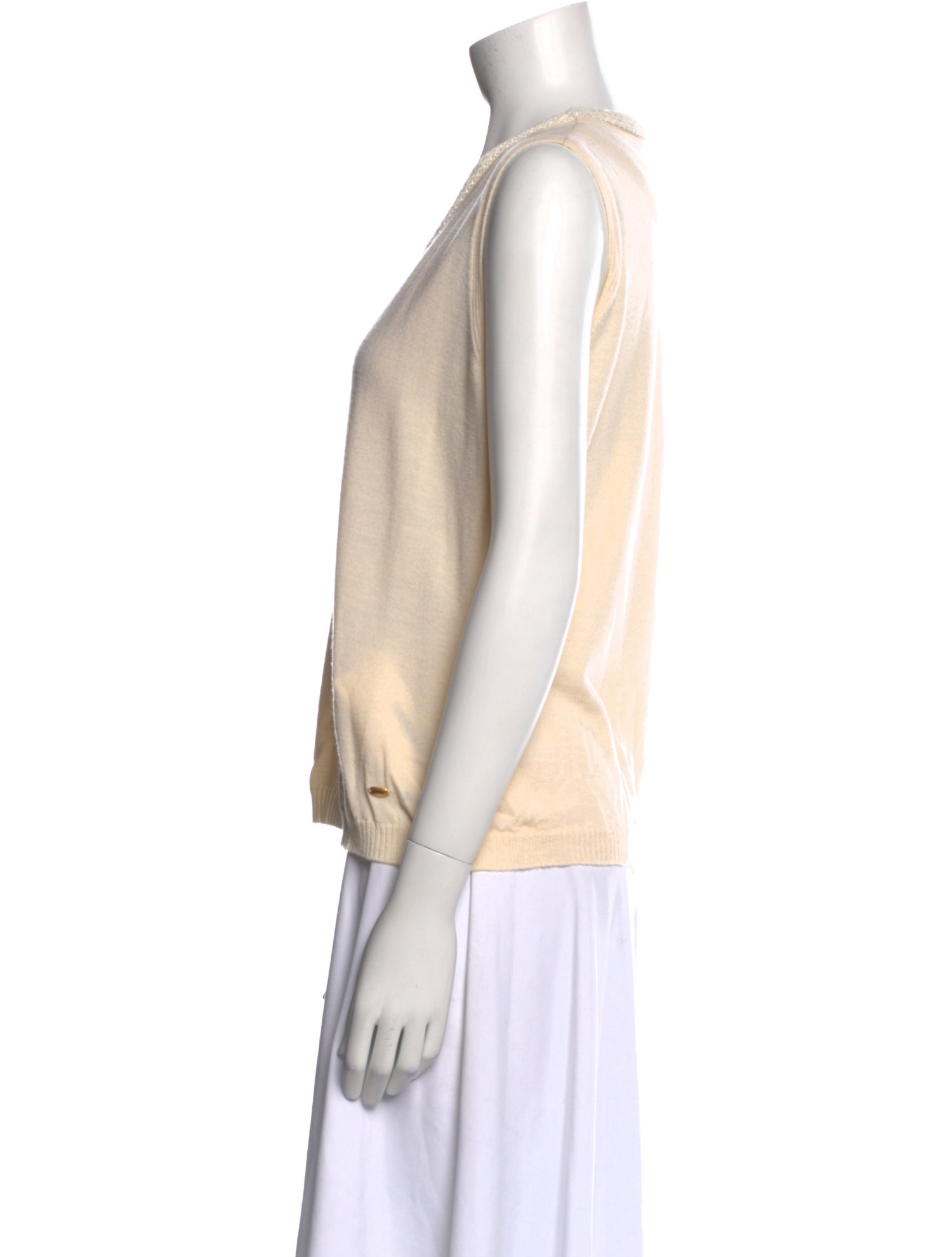 Escada Virgin Wool Scoop Neck Top