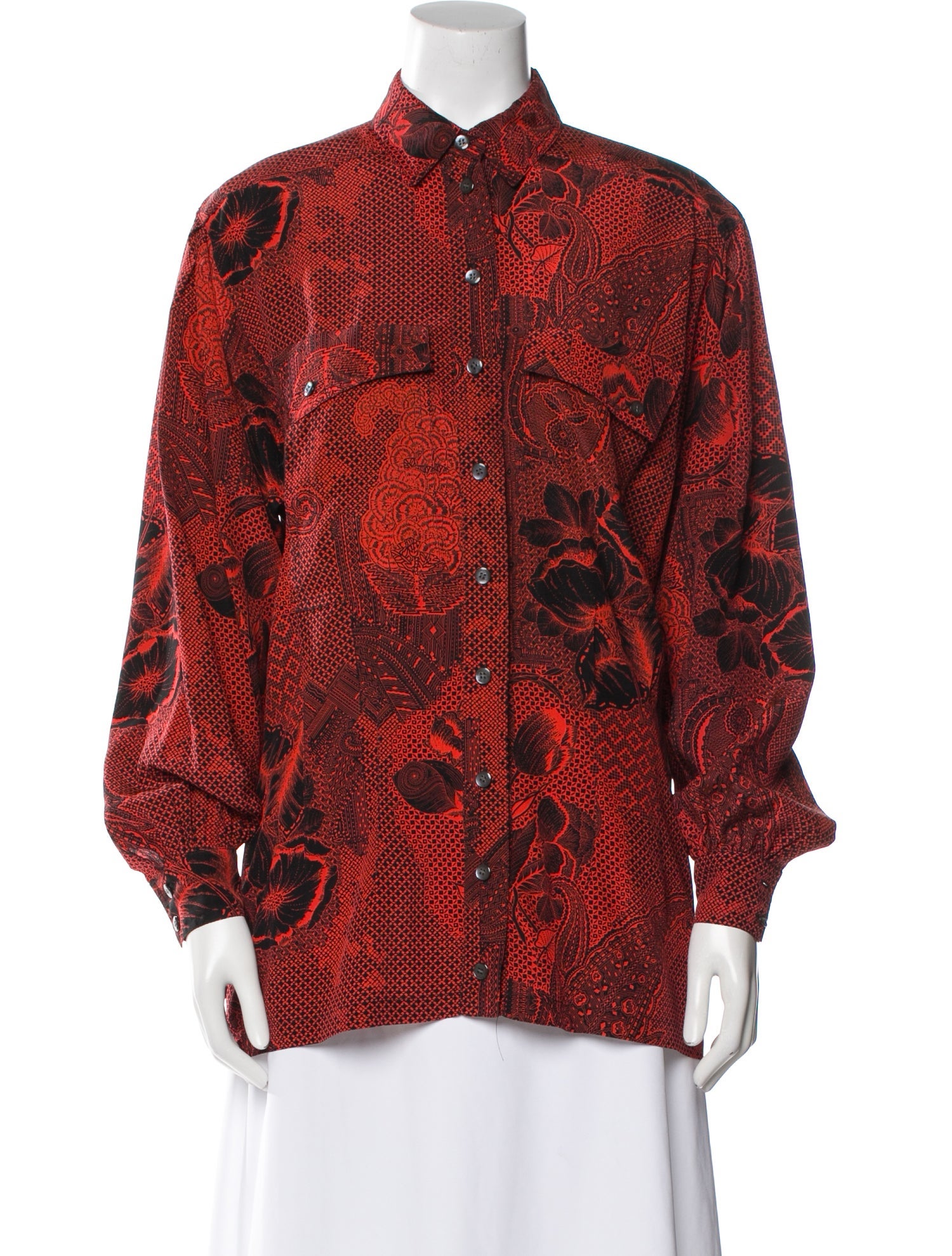 Escada Silk Printed Blouse
