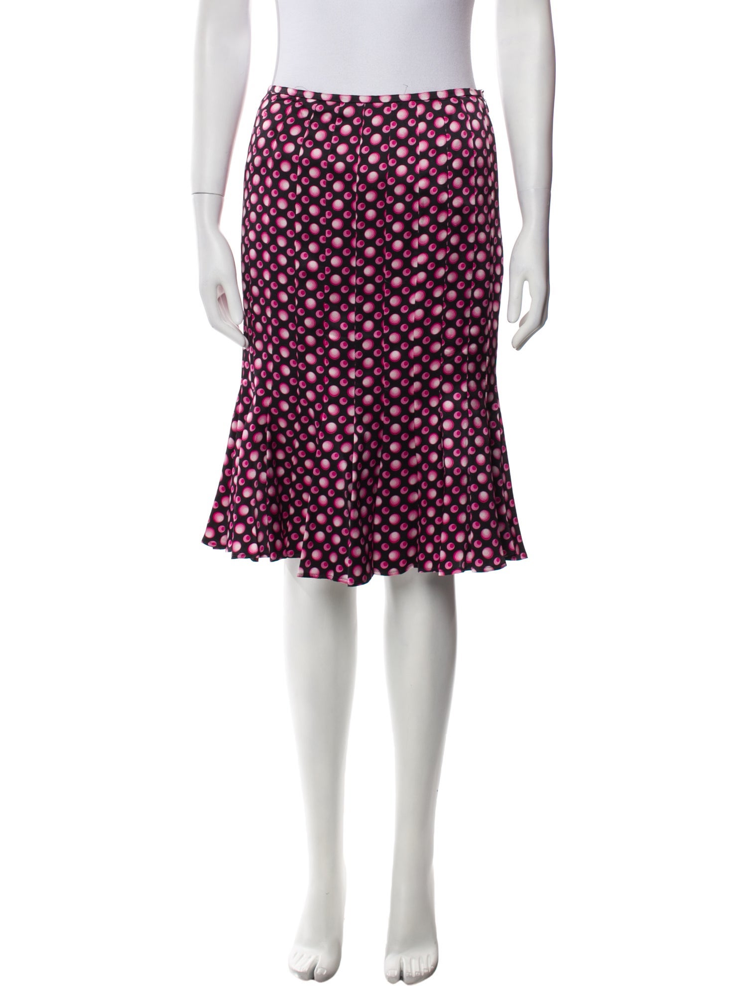 Escada Silk Knee-Length Skirt