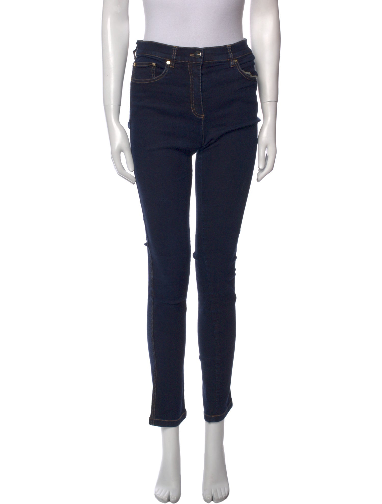 Escada High-Rise Skinny Leg Jeans