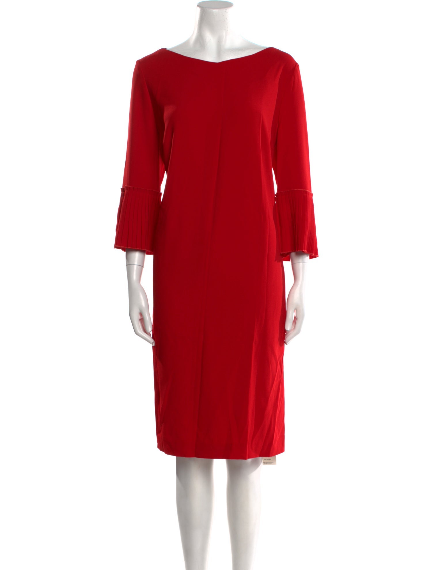 Escada Bateau Neckline Knee-Length Dress w/ Tags