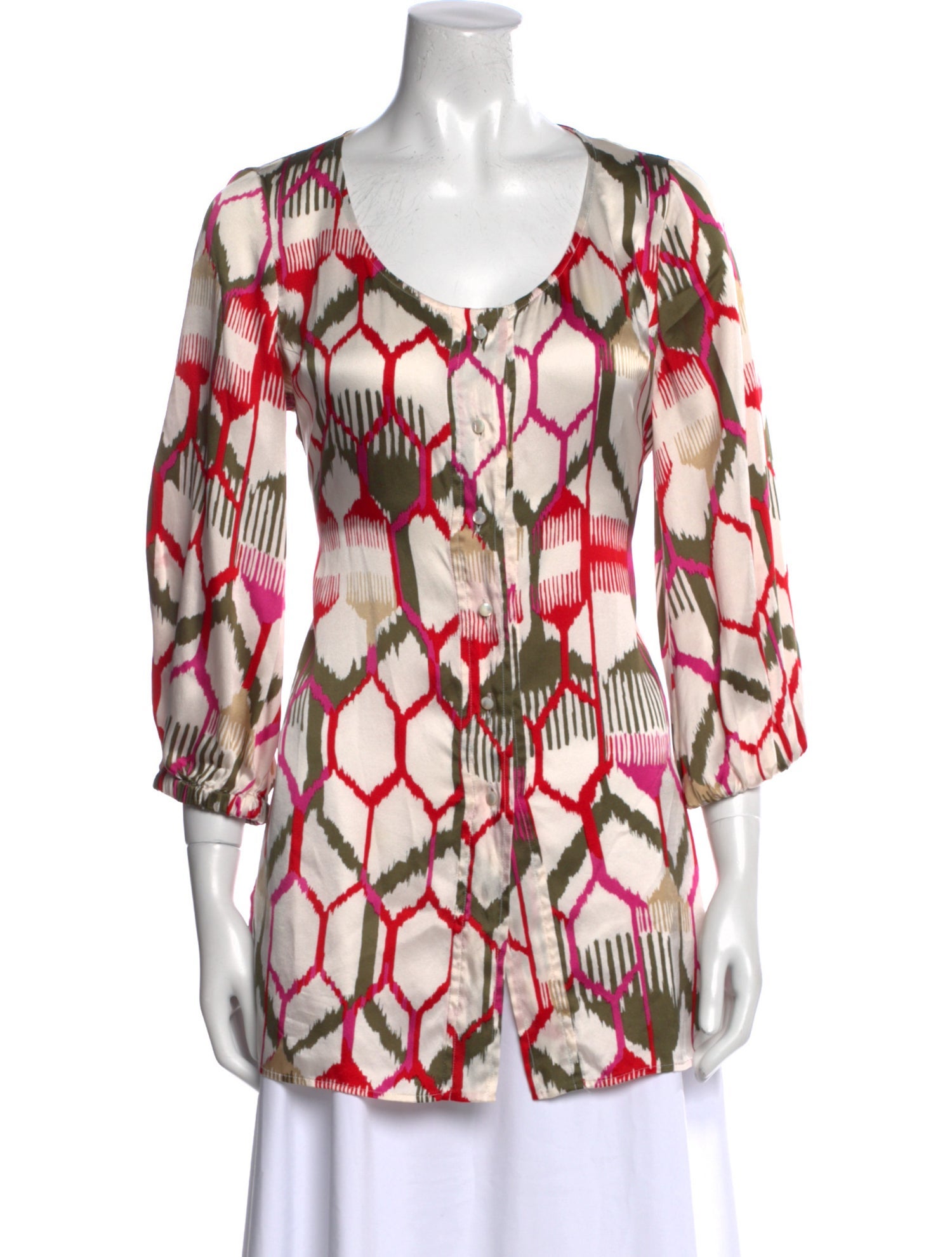 Escada Silk Printed Tunic