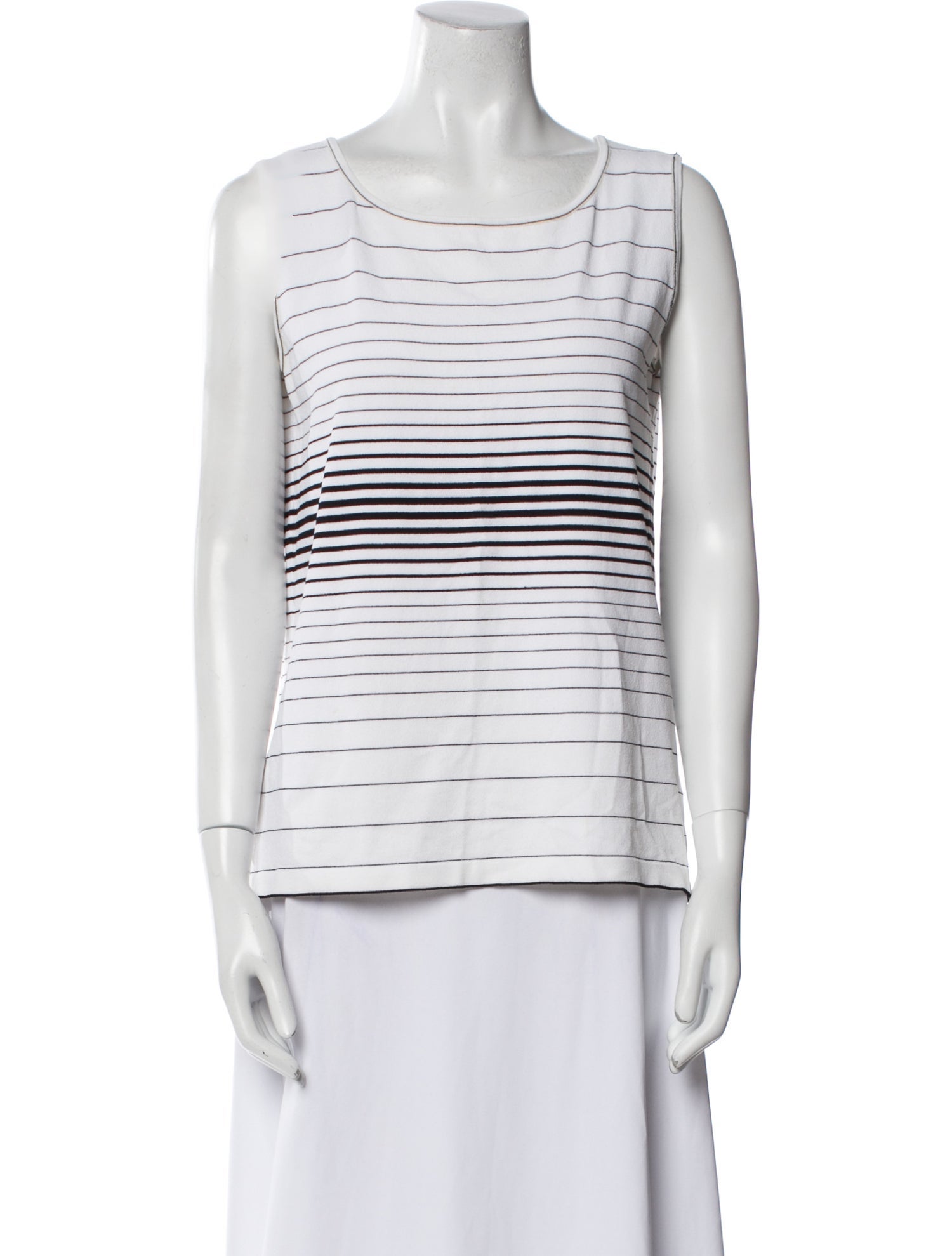 Escada Virgin Wool Striped Top