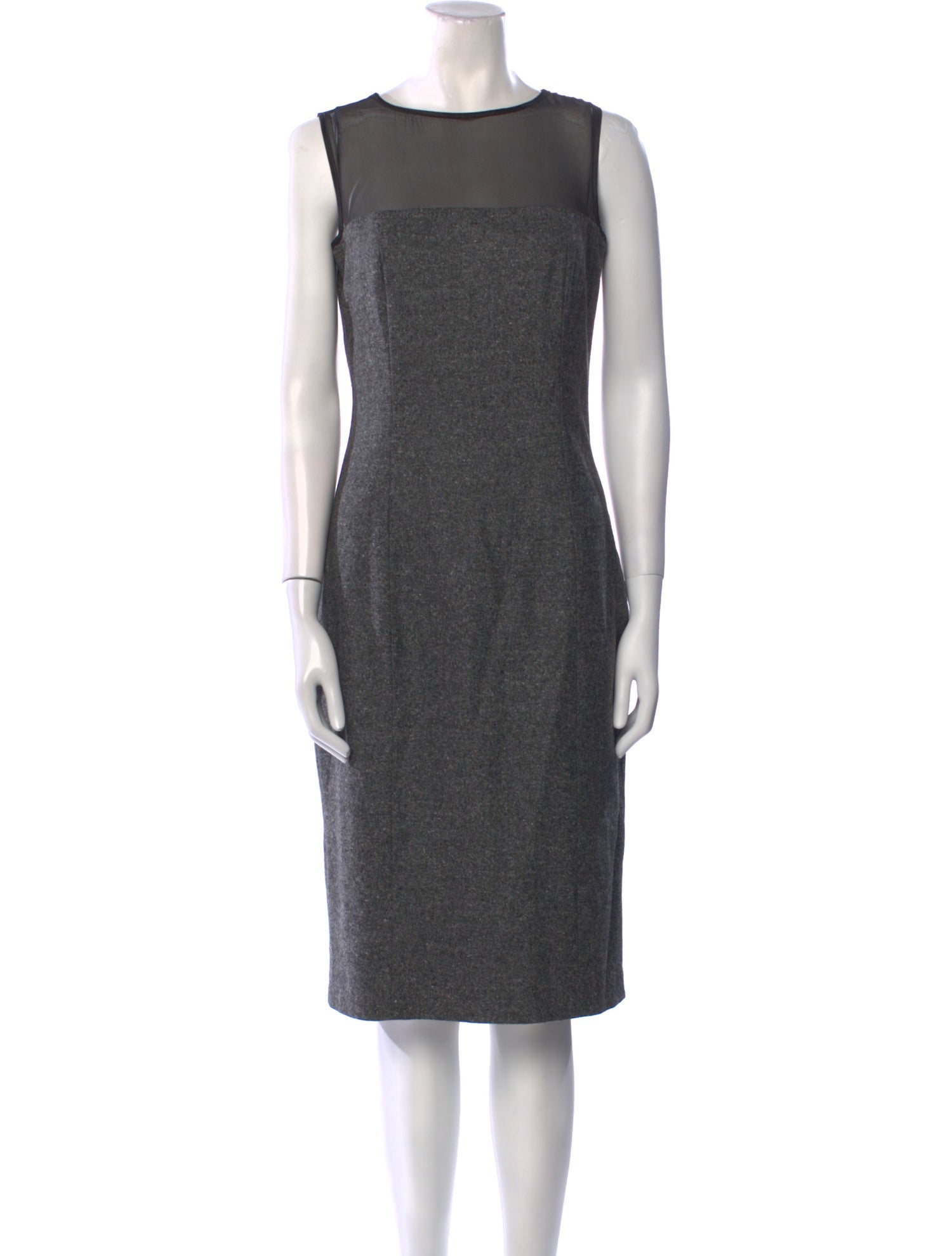 Escada Virgin Wool Midi Length Dress