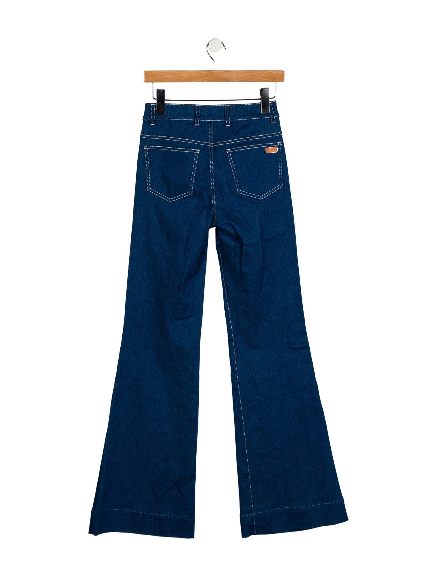 Escada Mid-Rise Wide Leg Jeans