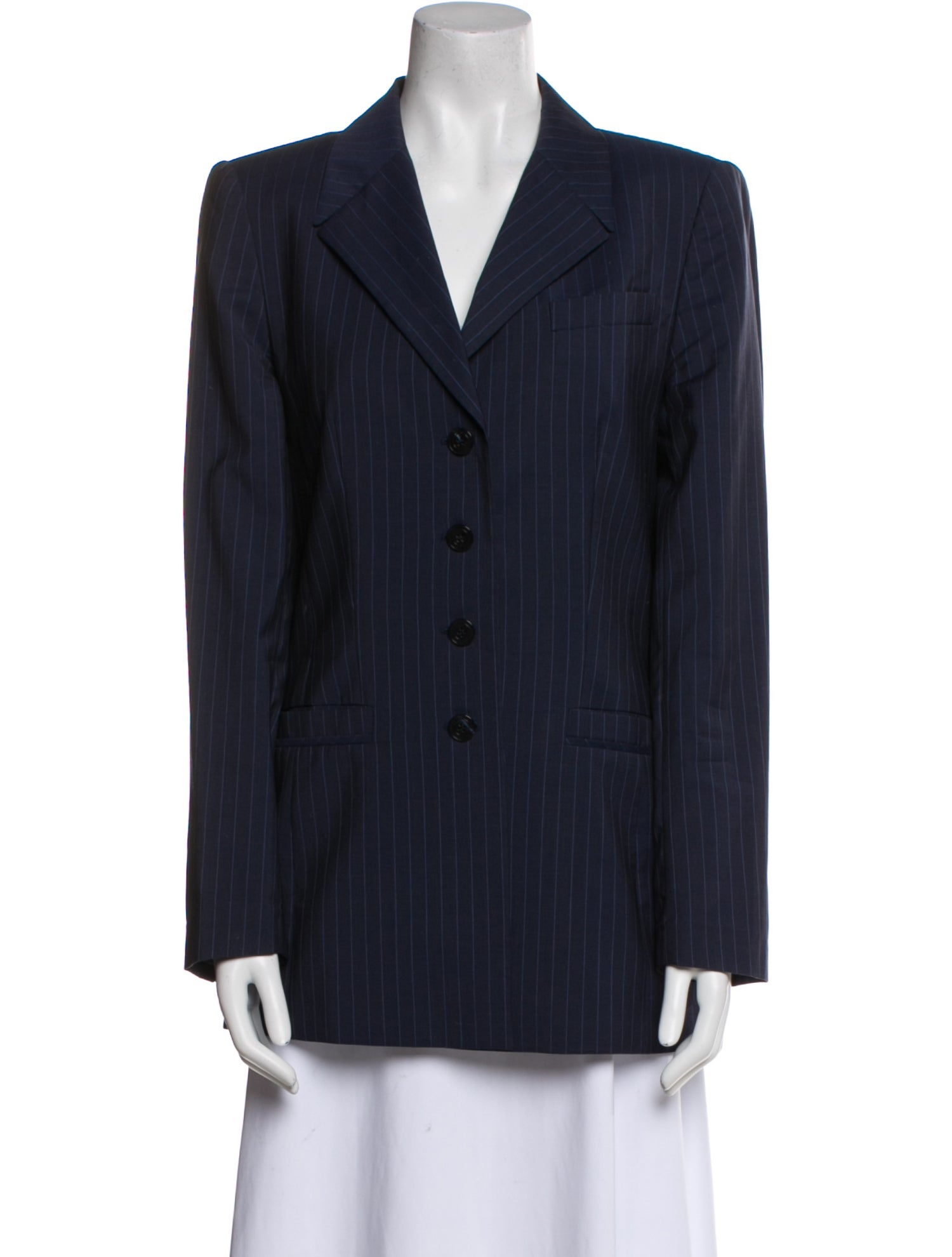 Escada Silk Striped Blazer