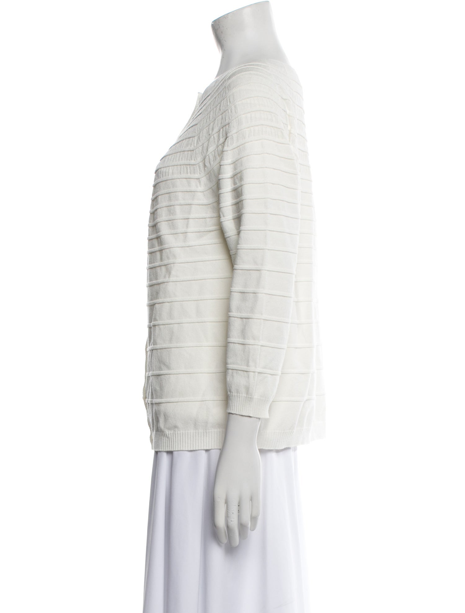 Escada Crew Neck Three-Quarter Sleeve Top