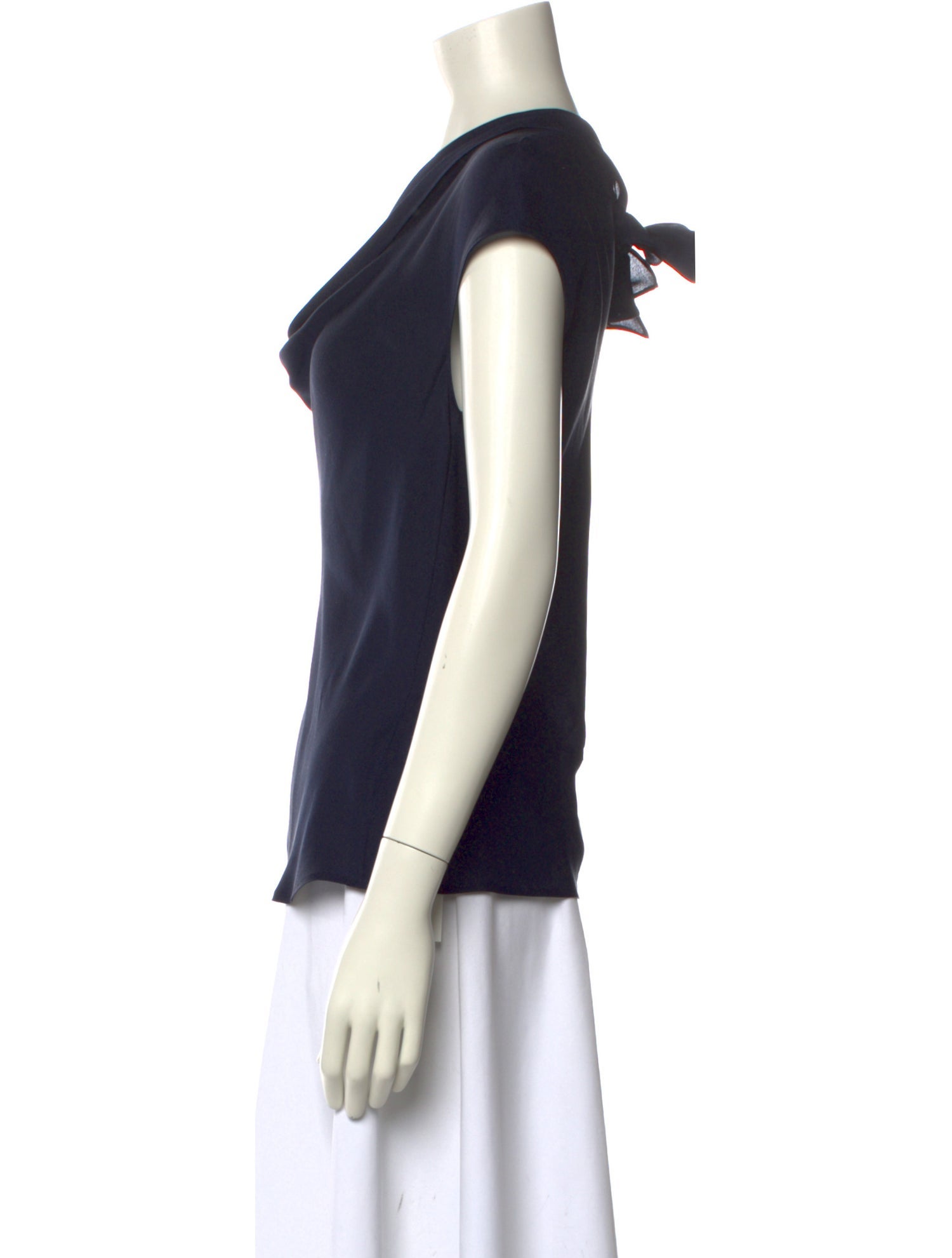 Escada Silk Cowl Neck Top