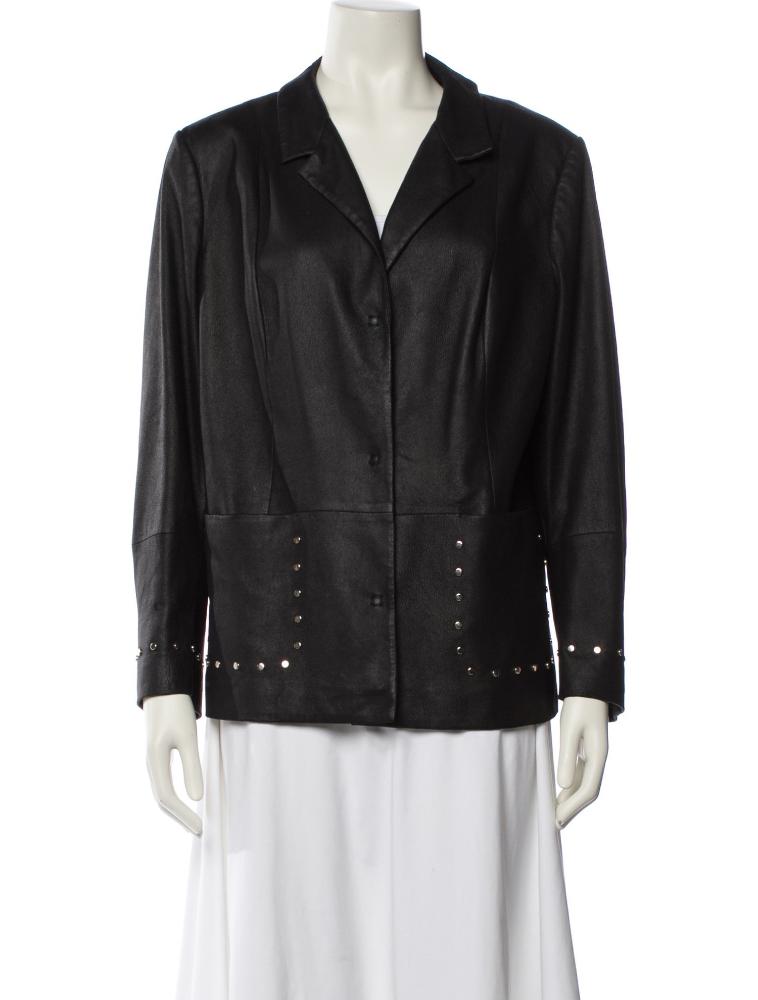 Escada Goat Leather Blazer