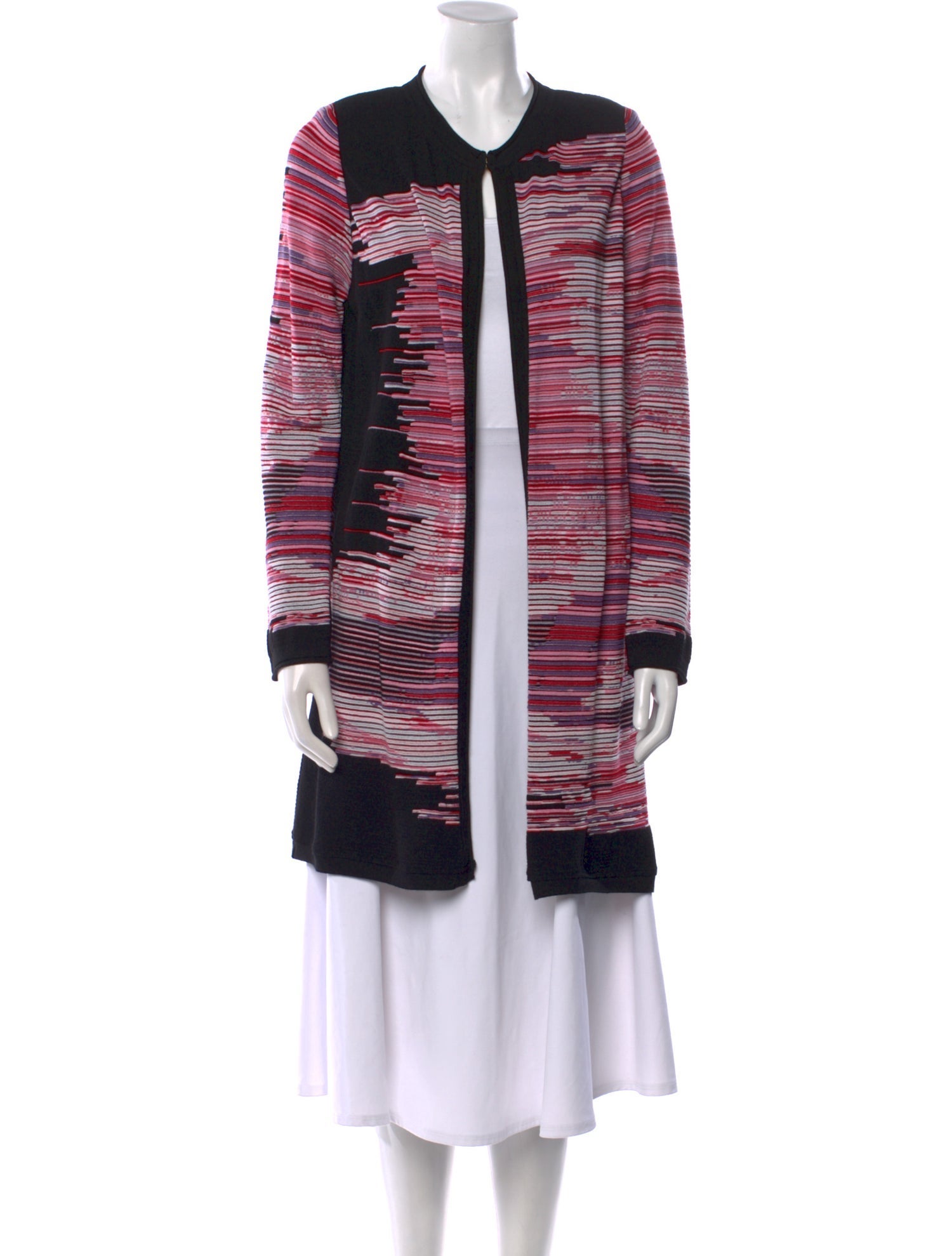 Escada Striped Crew Neck Sweater