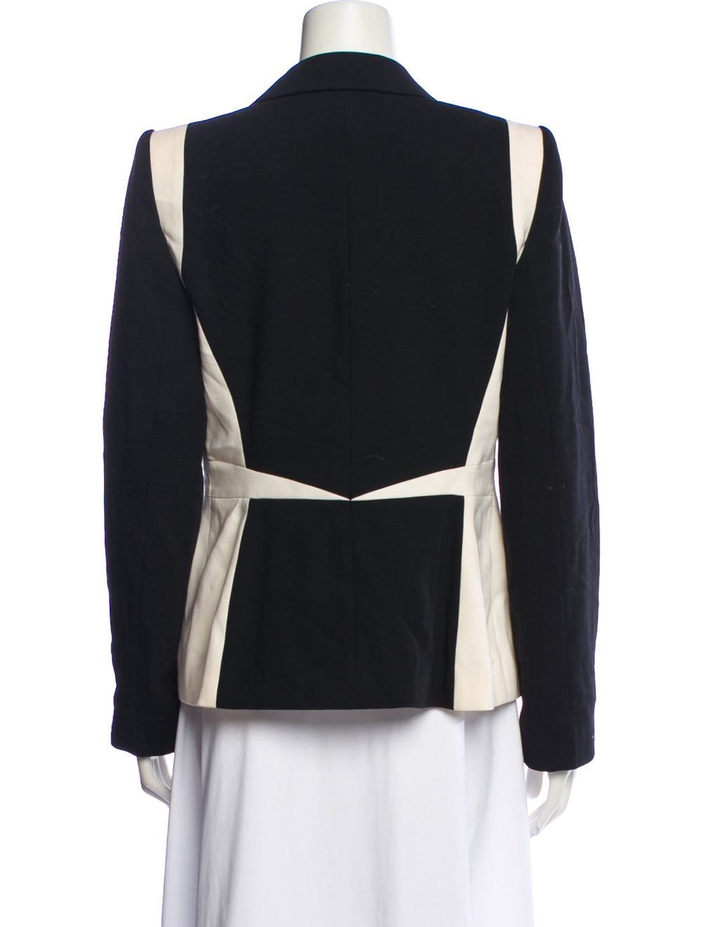 Escada Virgin Wool Colorblock Pattern Blazer - image 3