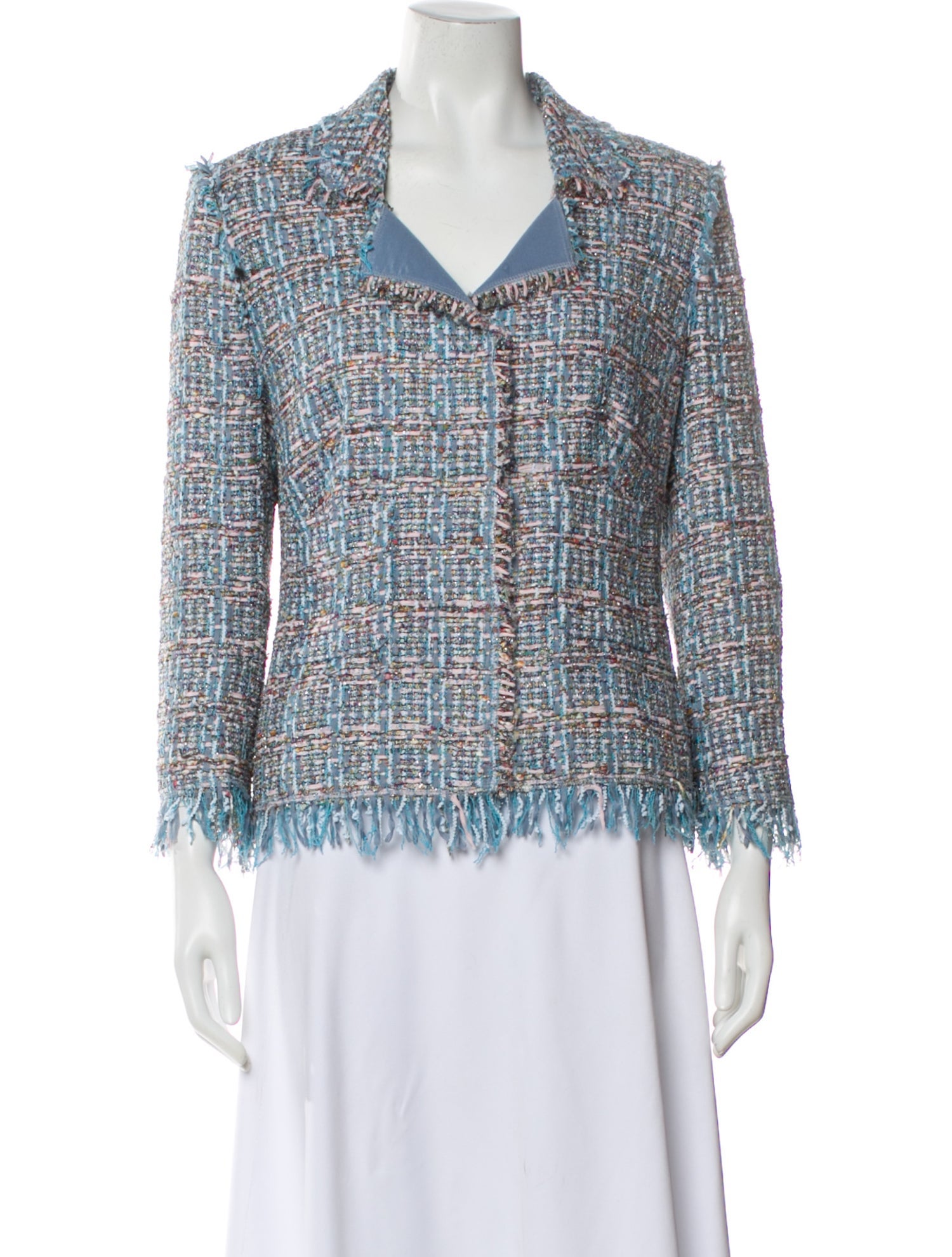 Escada Tweed Pattern Blazer