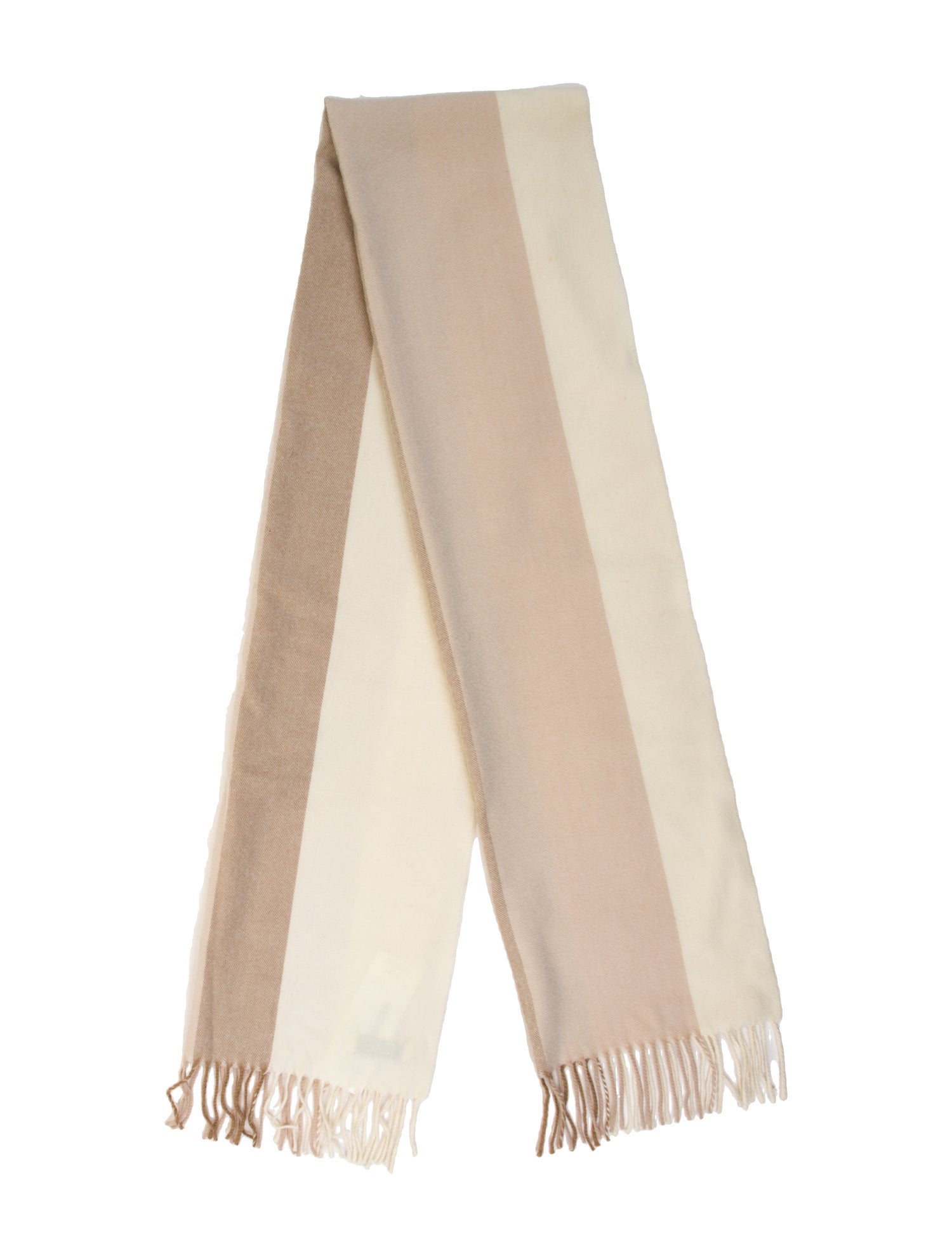 Escada Wool Colorblock Pattern Scarf