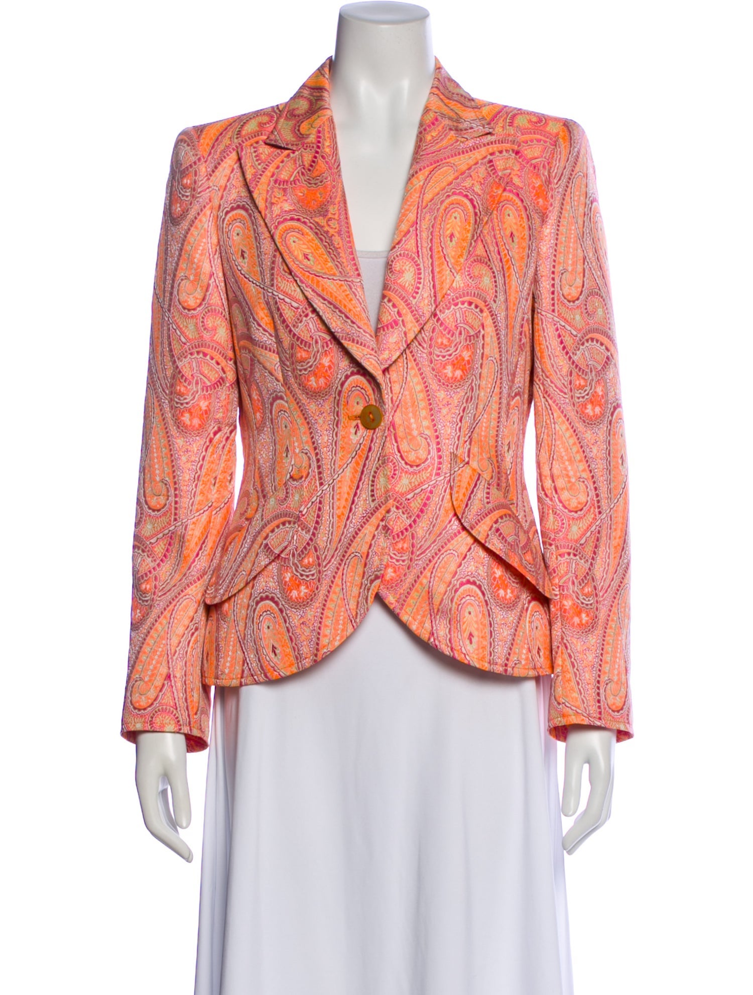 Escada Paisley Print Blazer