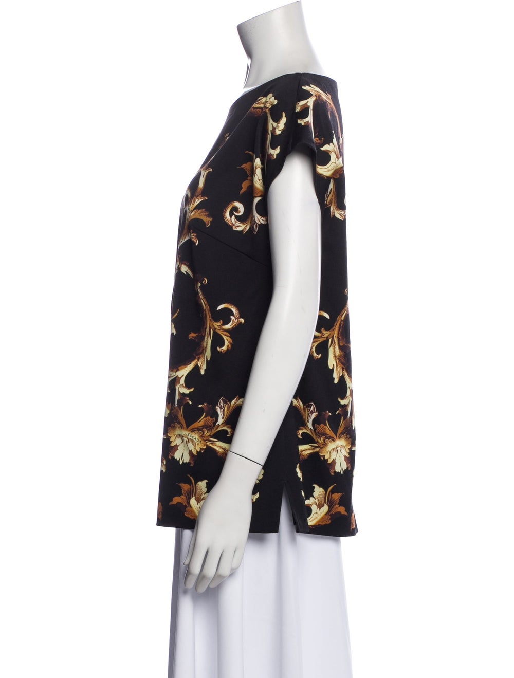 Escada Virgin Wool Patterned Top - image 2