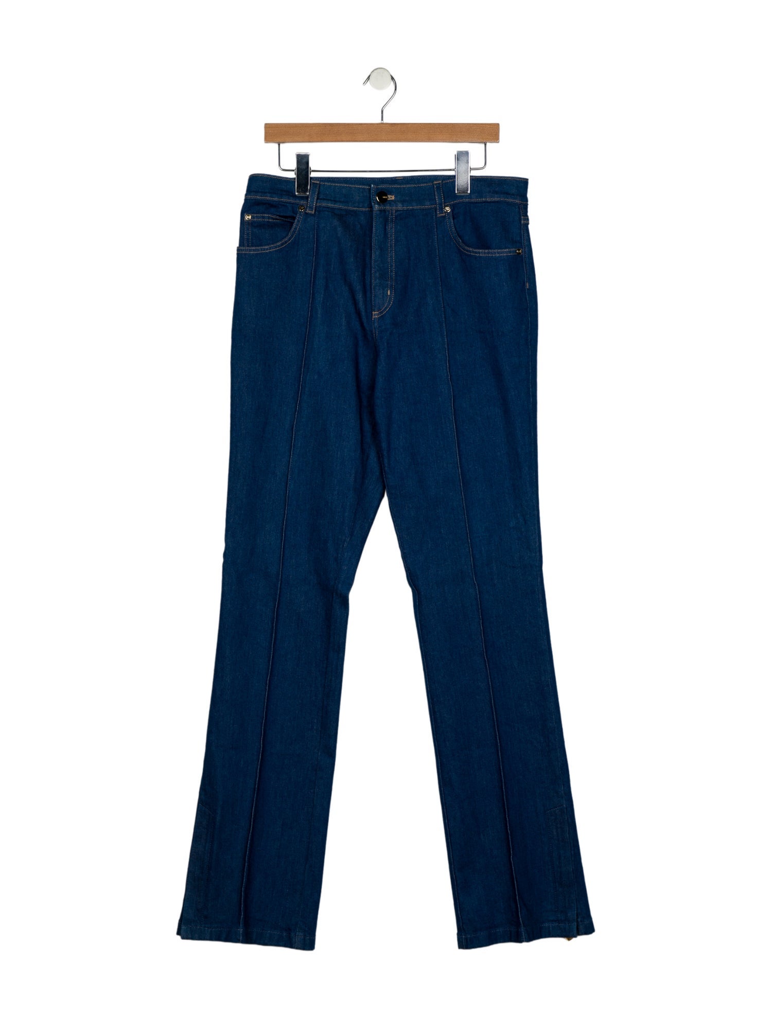 Escada High-Rise Wide Leg Jeans