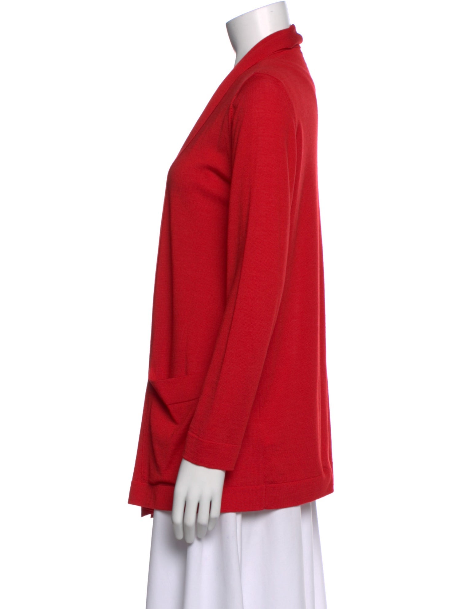 Escada Virgin Wool Open Front Sweater