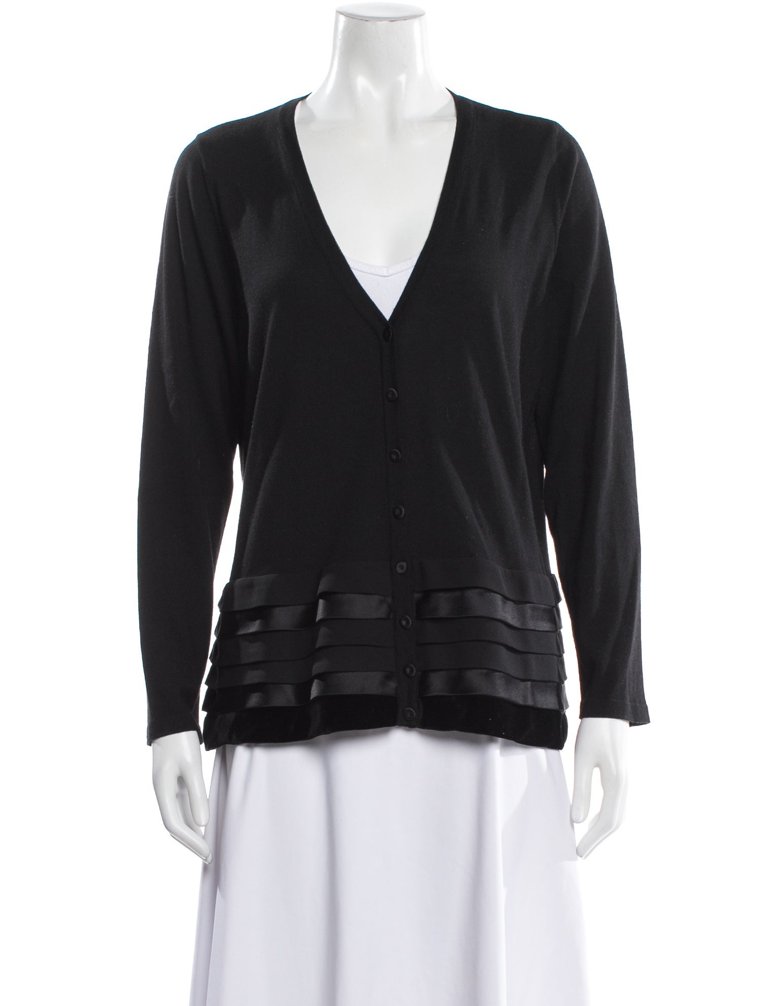 Escada Virgin Wool V-Neck Sweater