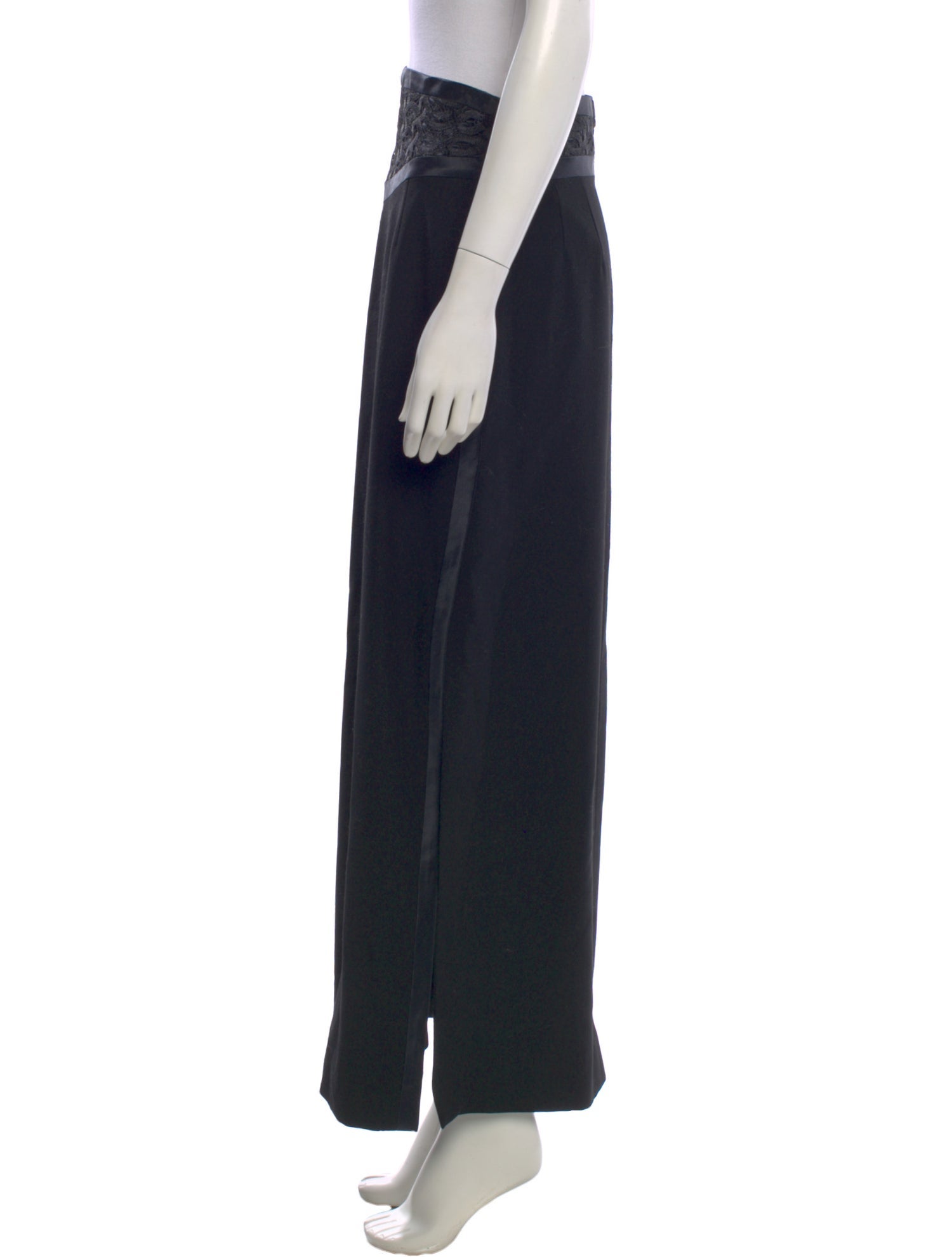 Escada Virgin Wool Long Skirt