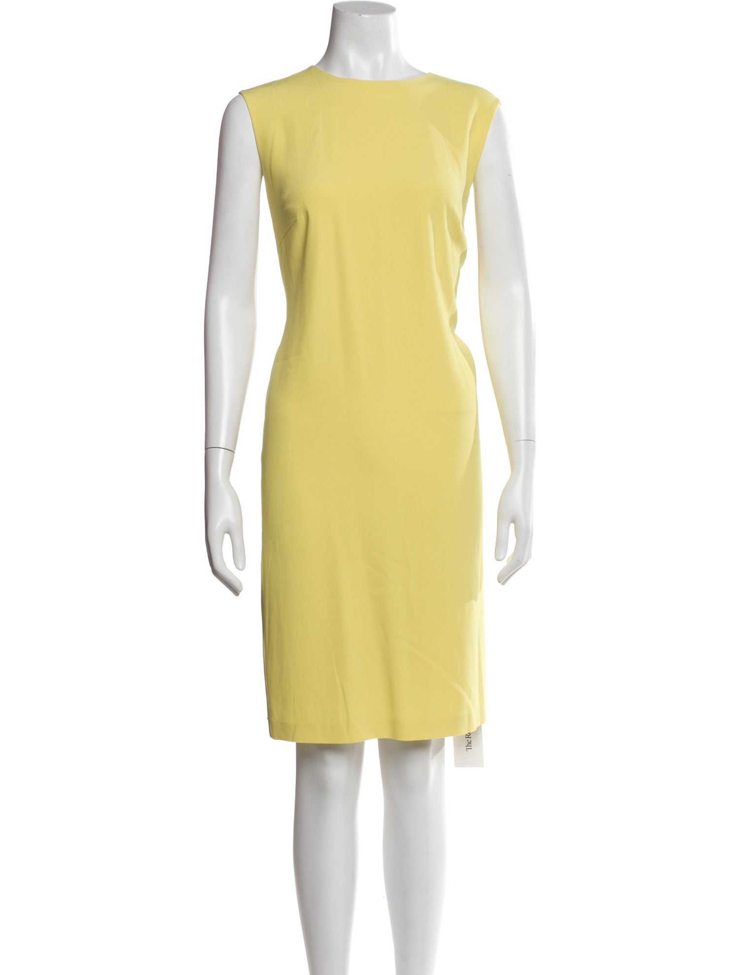 Escada Bateau Neckline Knee-Length Dress