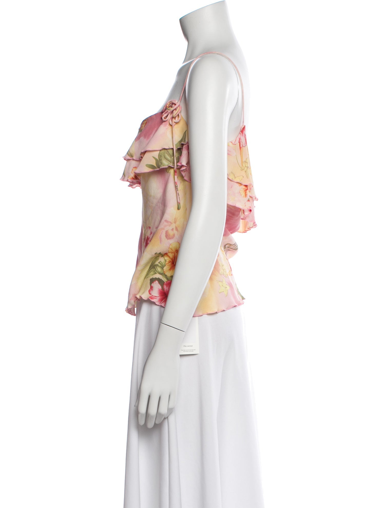 Escada Silk Floral Print Top