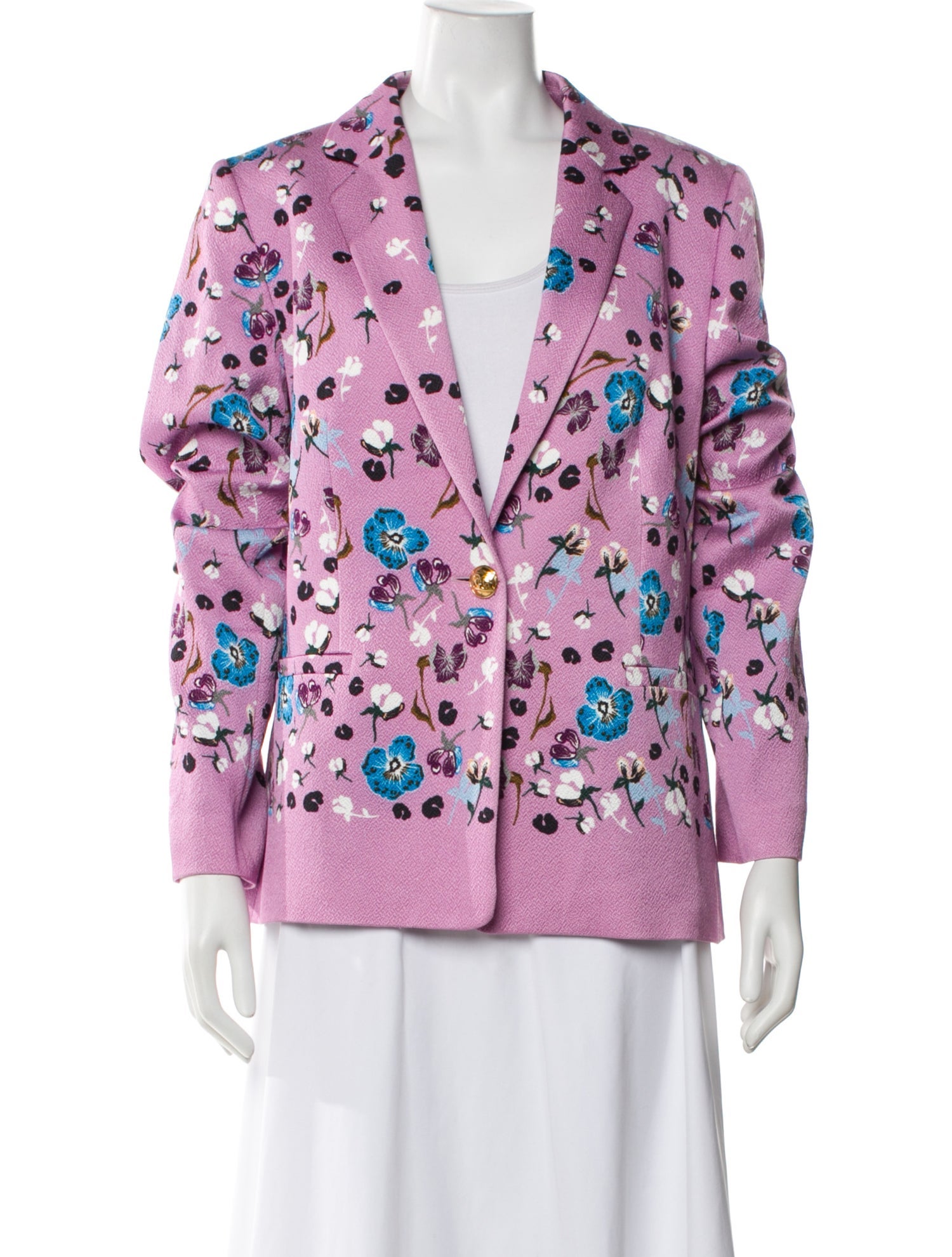 Escada Floral Print Blazer