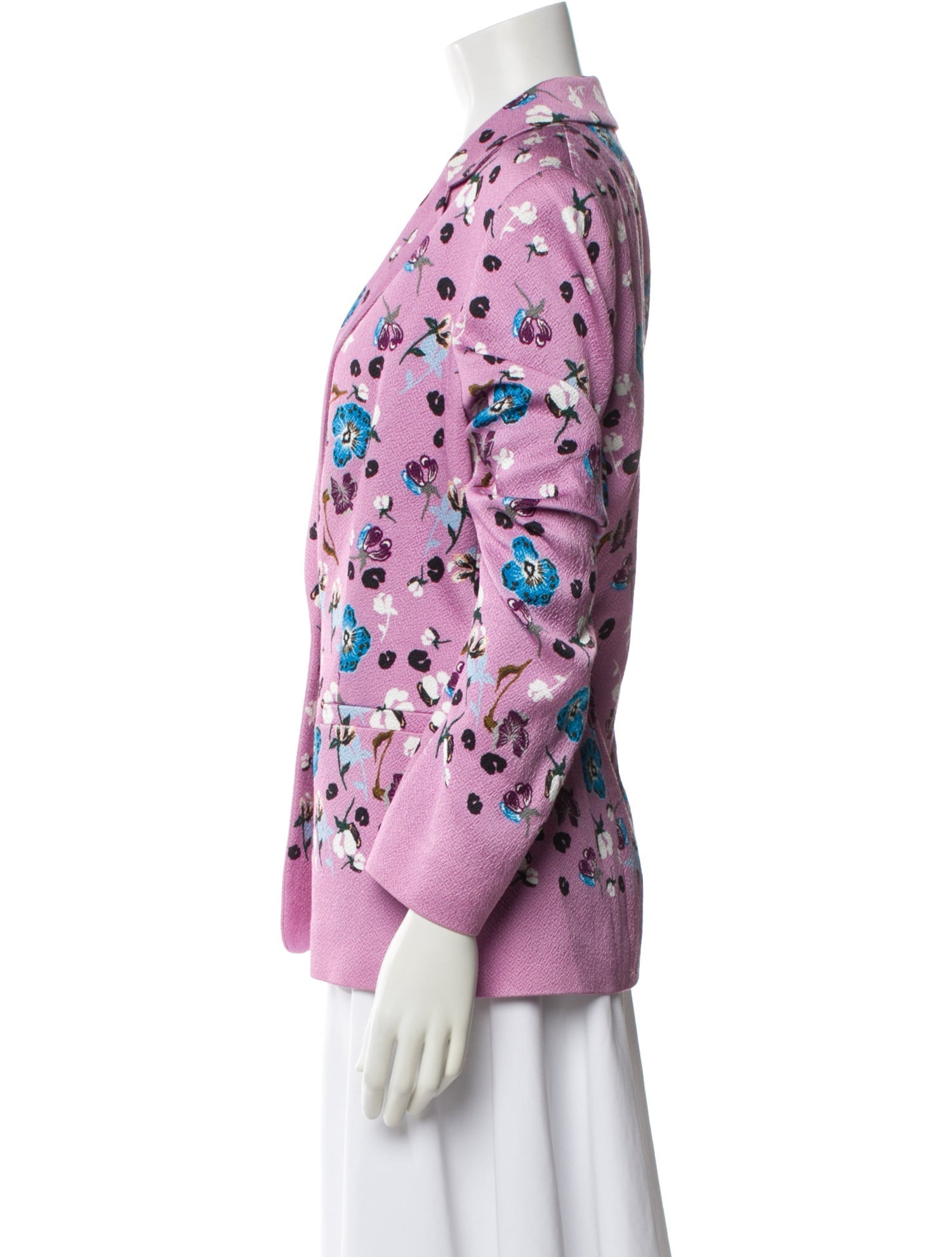 Escada Floral Print Blazer