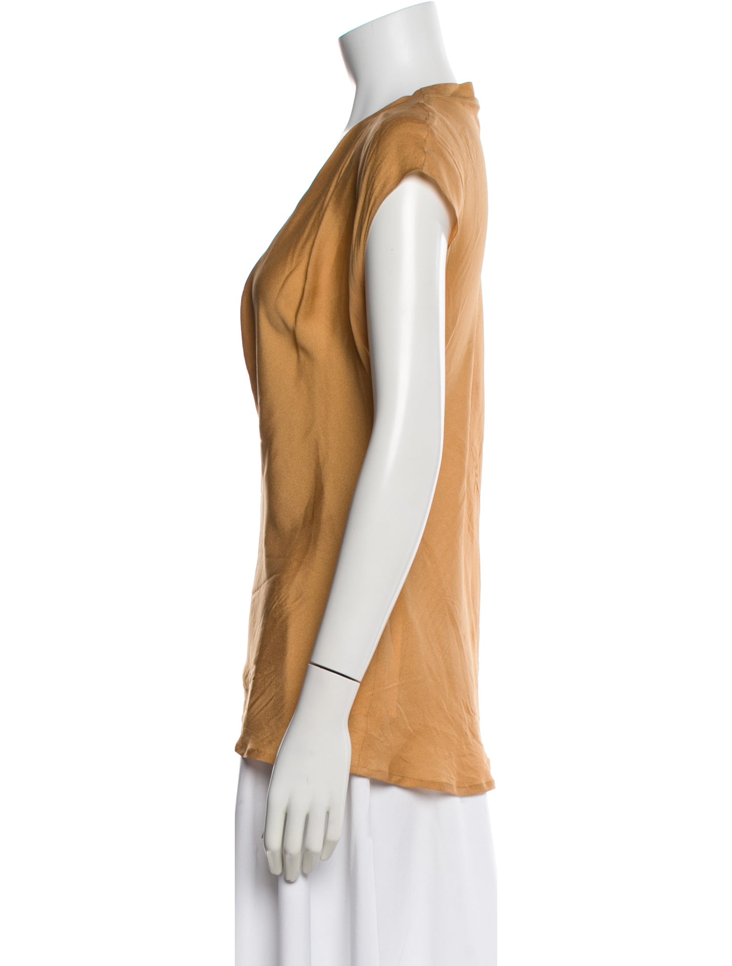 Escada Silk Cowl Neck Blouse