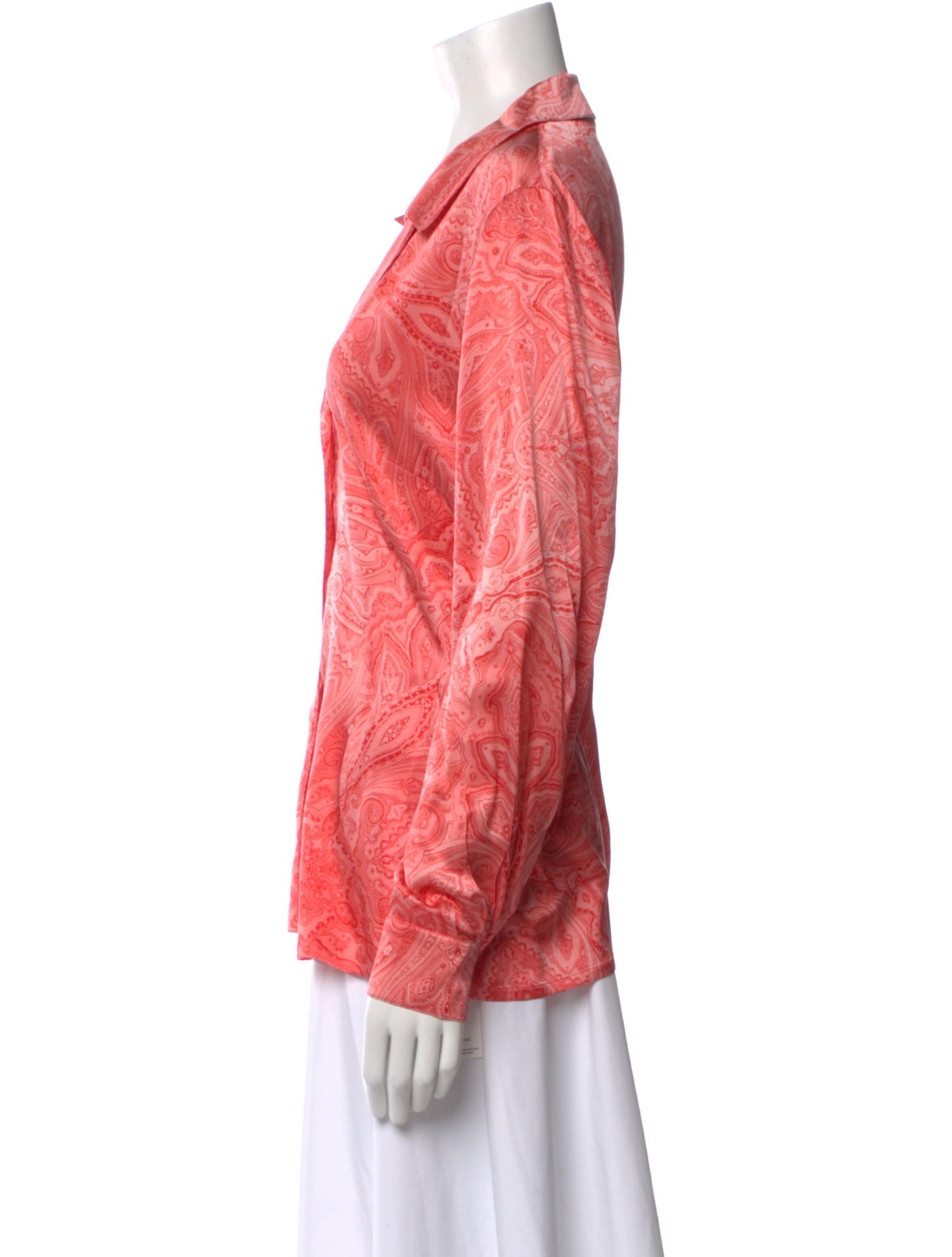 Escada Silk Paisley Print Blouse