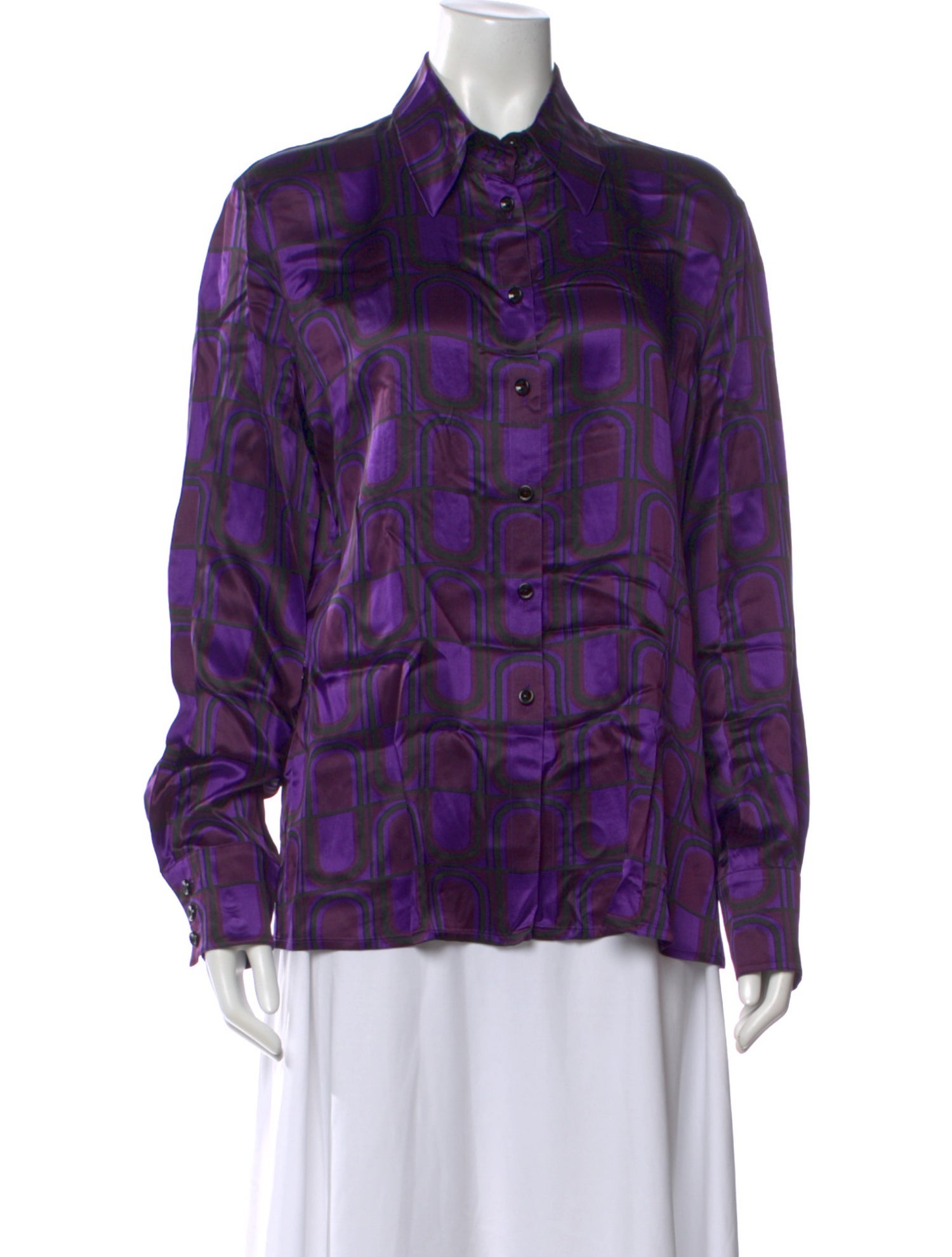 Escada Silk Patterned Blouse