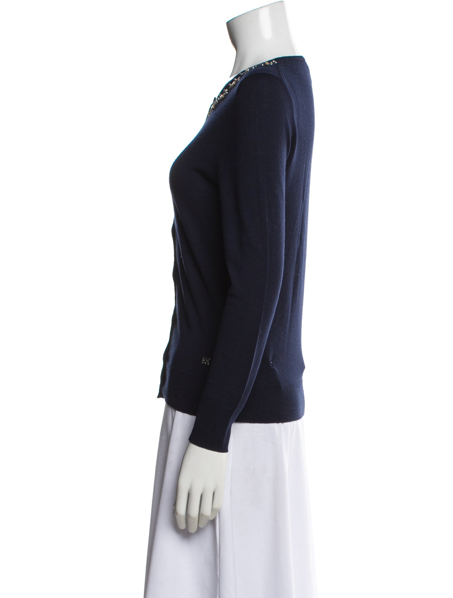 Escada Virgin Wool Scoop Neck Sweater