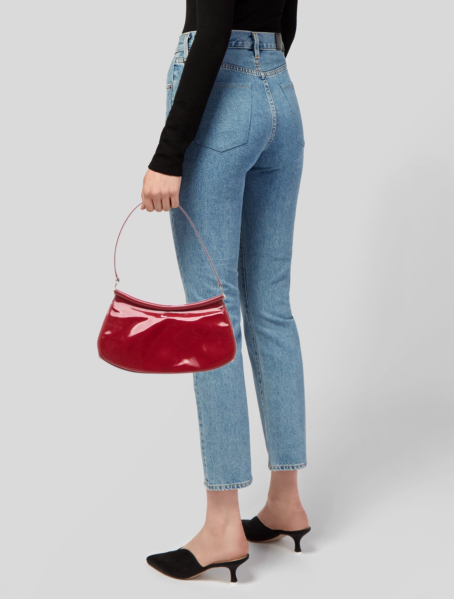 Escada Patent Leather Shoulder Bag