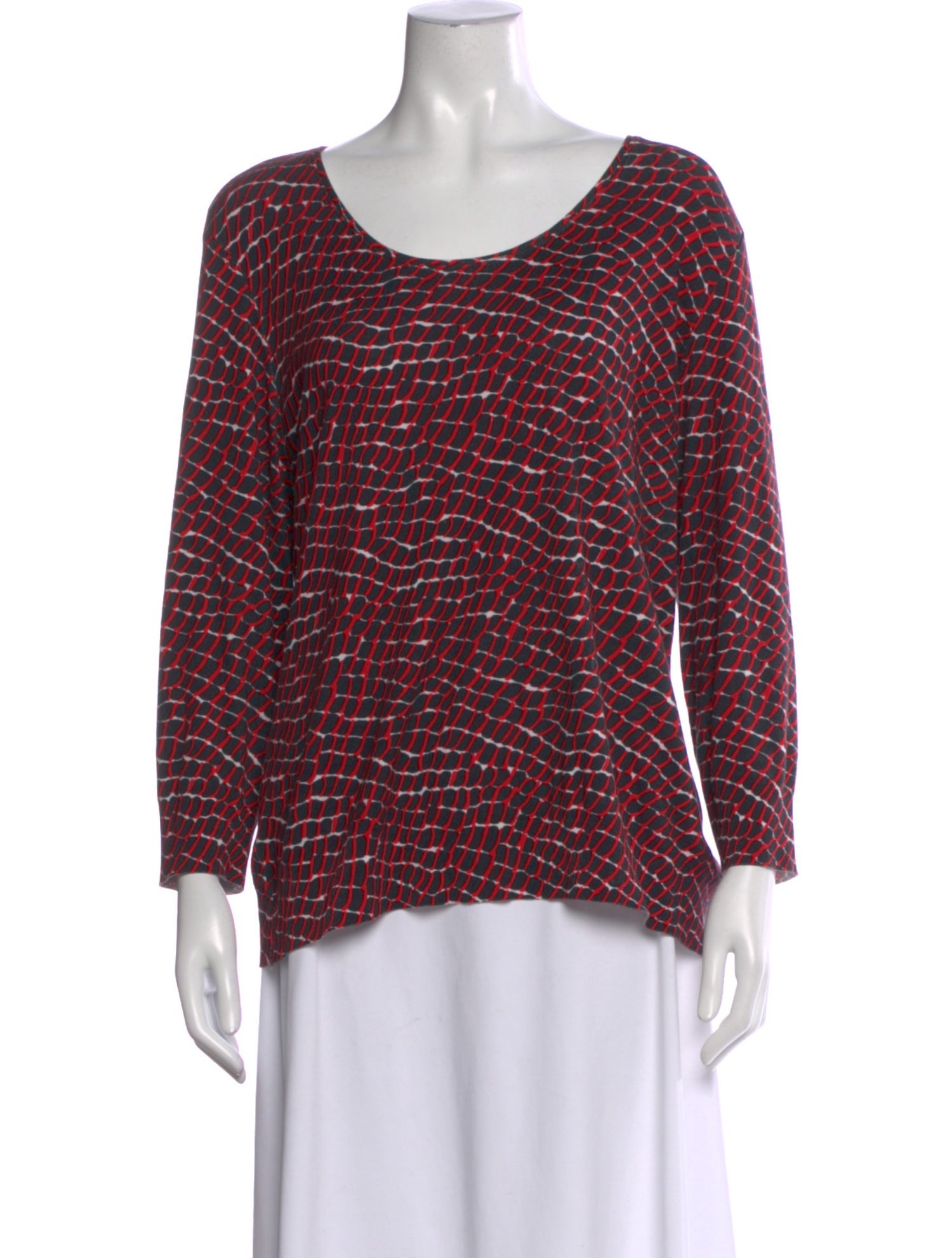 Escada Vintage Patterned Top