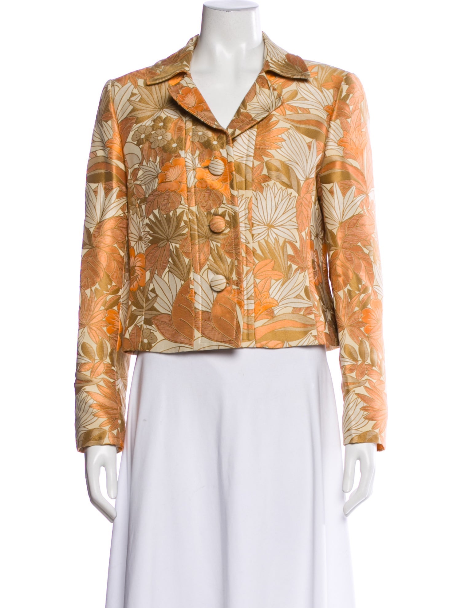 Escada Floral Print Blazer