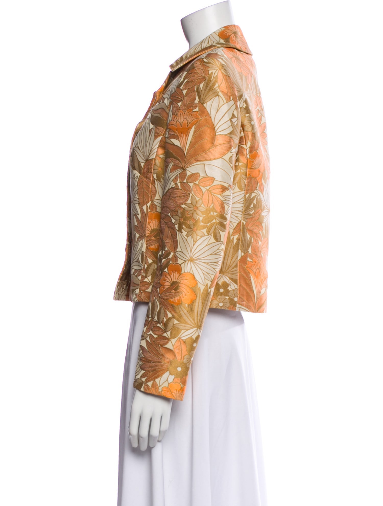 Escada Floral Print Blazer