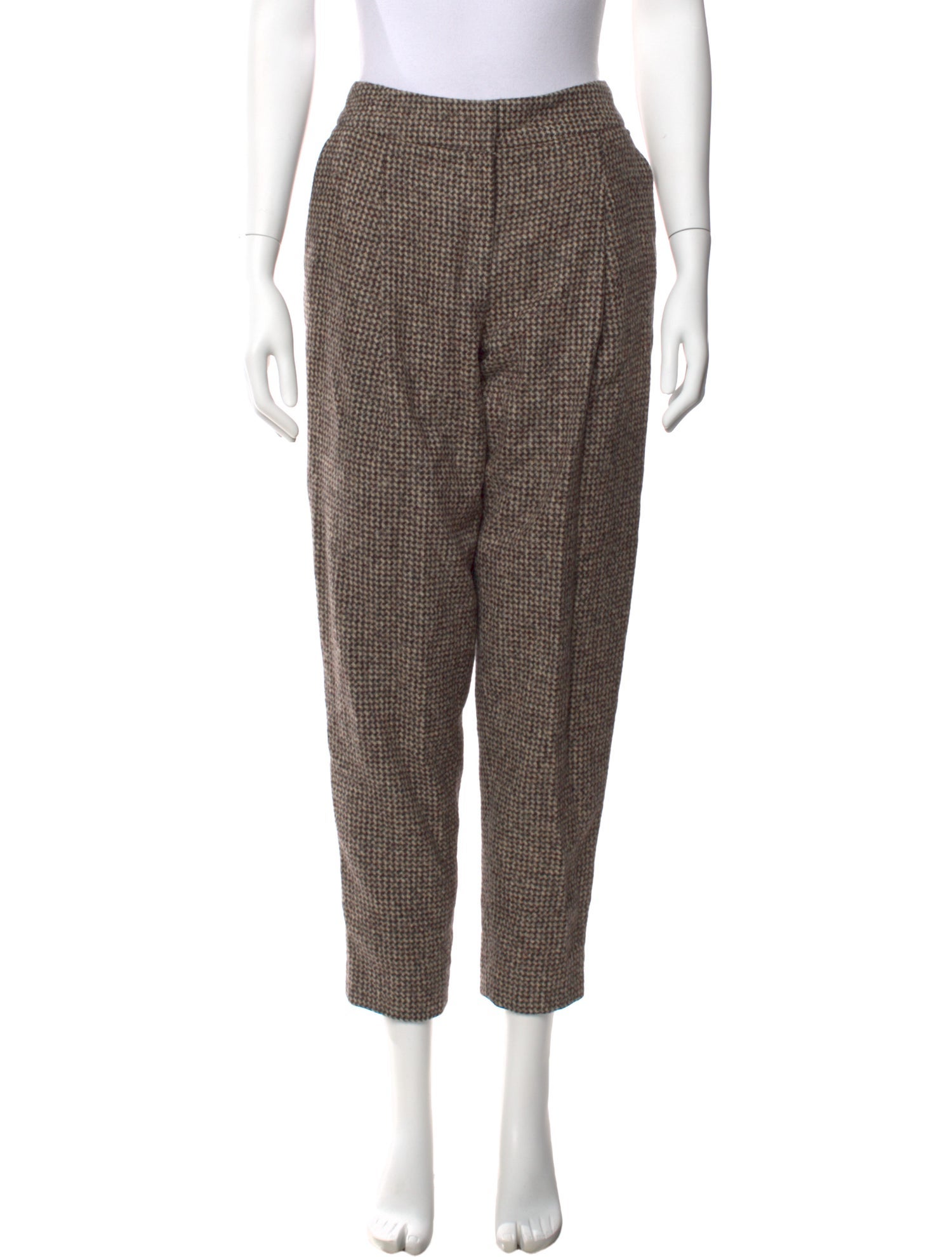 Escada Alpaca Straight Leg Pants