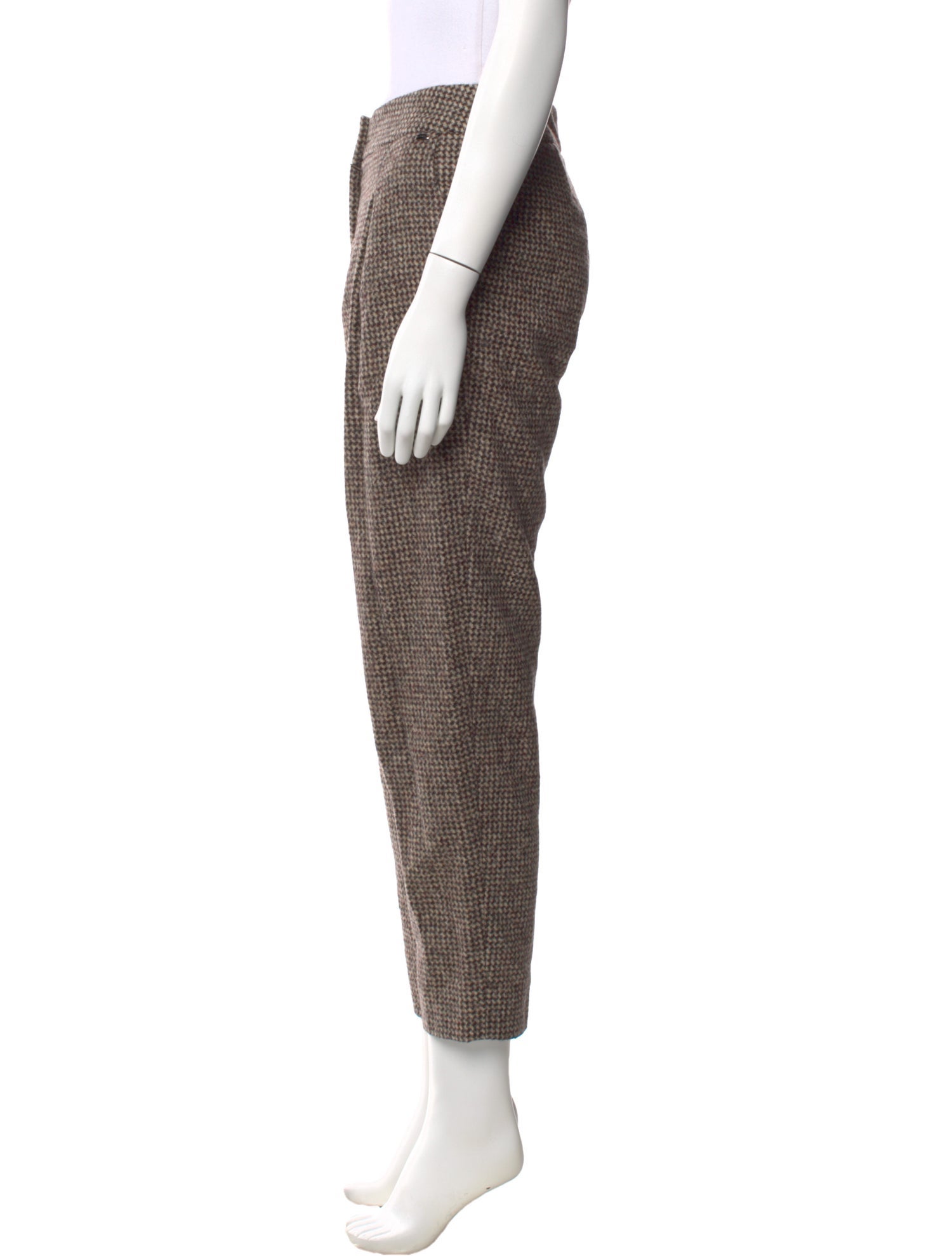 Escada Alpaca Straight Leg Pants