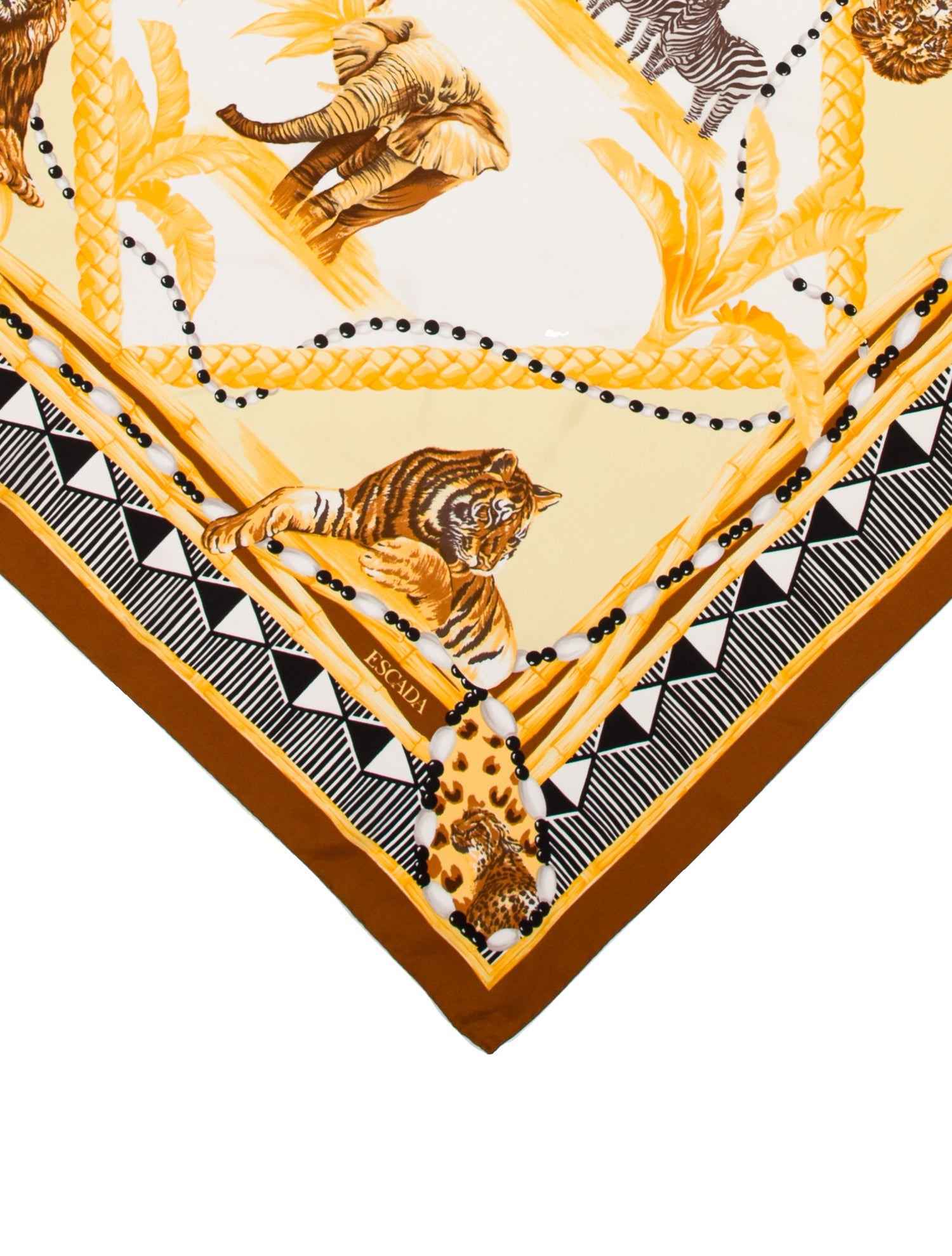 Escada Silk Printed Scarf