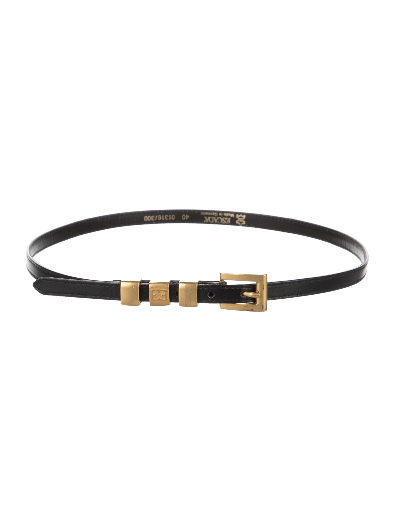 Escada Vintage Skinny Belt