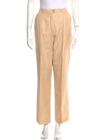 Pre-owned Escada Straight Leg Pants In Brown