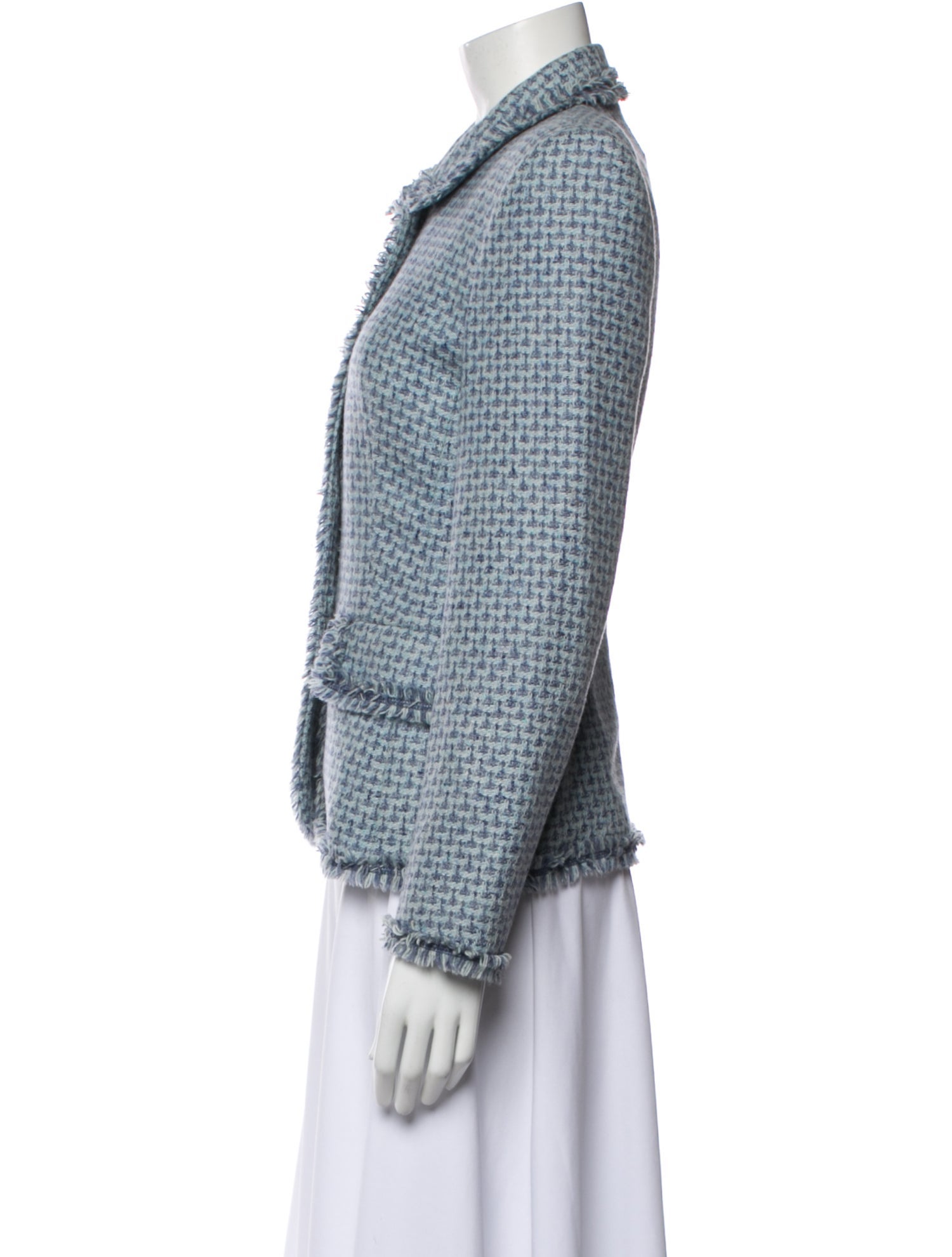 Escada Cashmere Tweed Pattern Evening Jacket